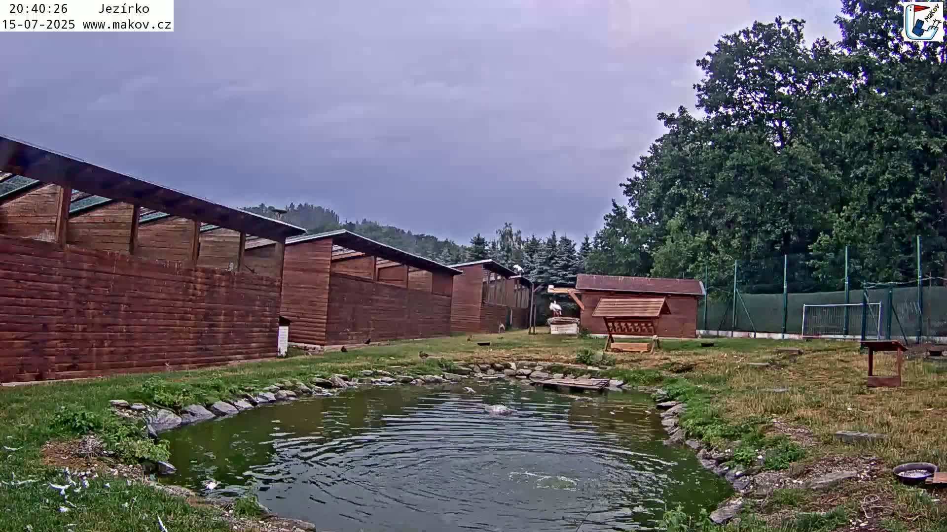 Pisek, Makov Animal Rescue Station Lake Live Cam - Cizova, Pisek, Juhočeský Kraj (South Bohemian), Czechia