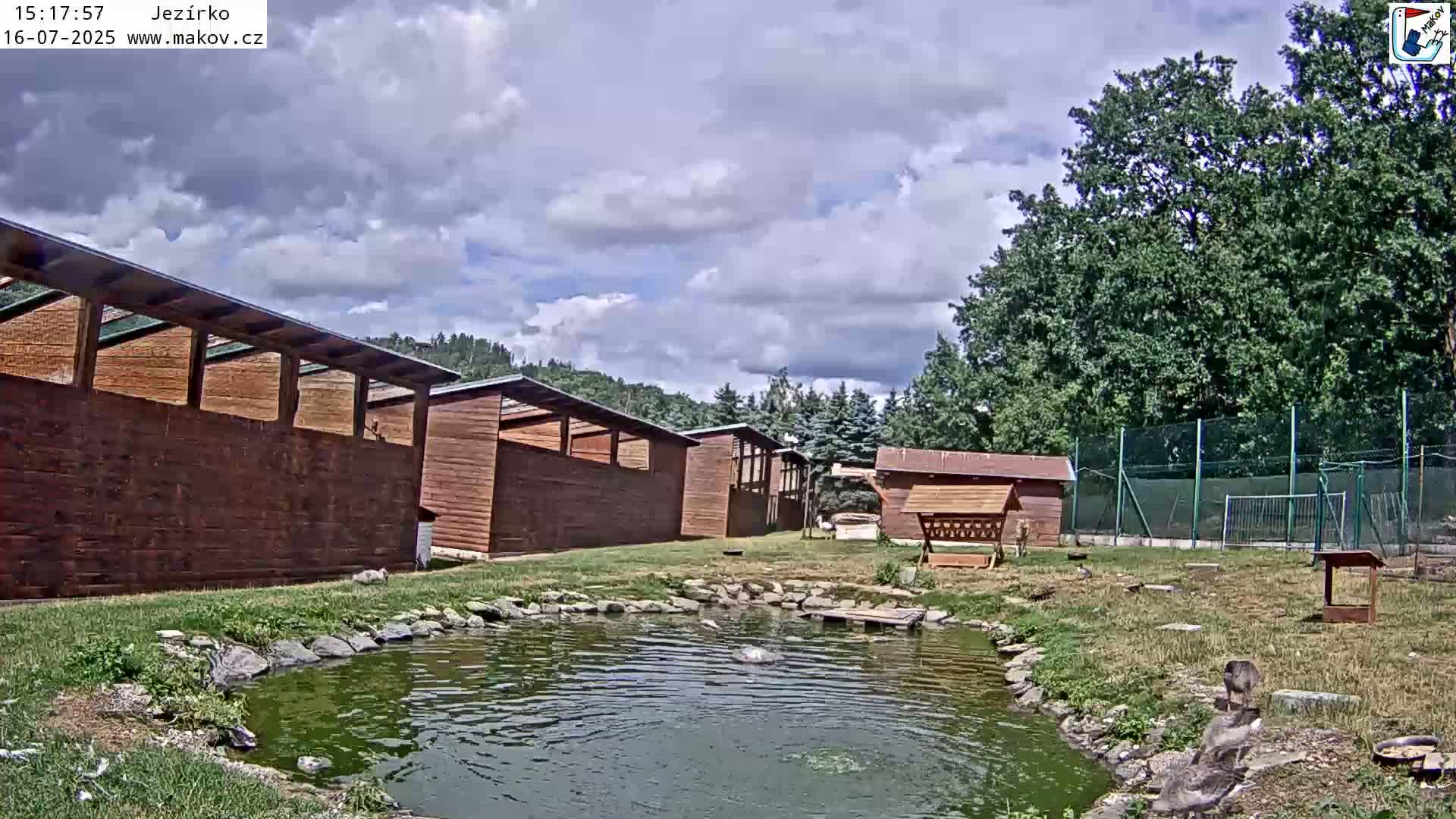 Pisek, Makov Animal Rescue Station Lake Live Cam - Cizova, Pisek, Juhočeský Kraj (South Bohemian), Czechia