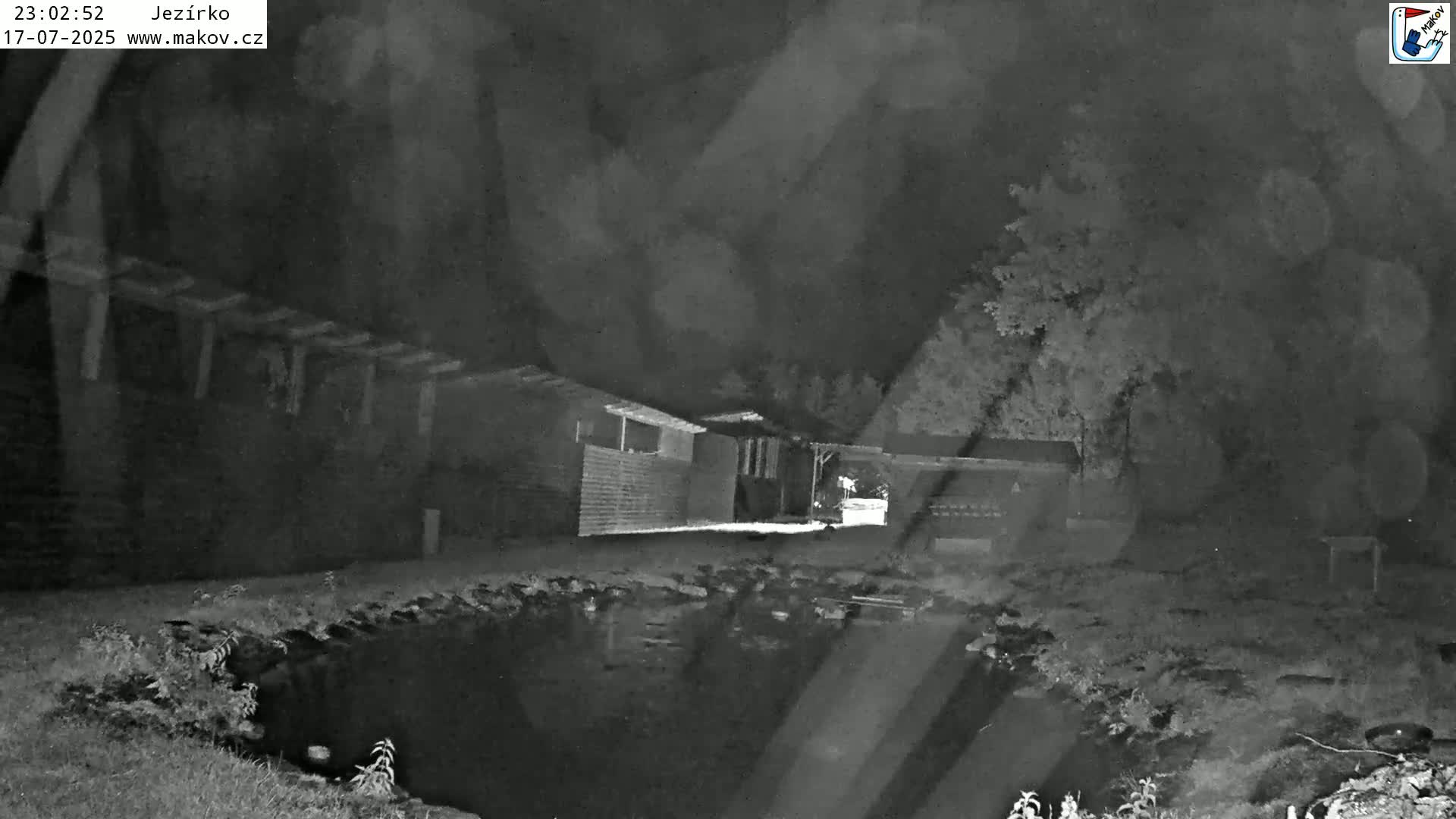 Pisek, Makov Animal Rescue Station Lake Live Cam - Cizova, Pisek, Juhočeský Kraj (South Bohemian), Czechia