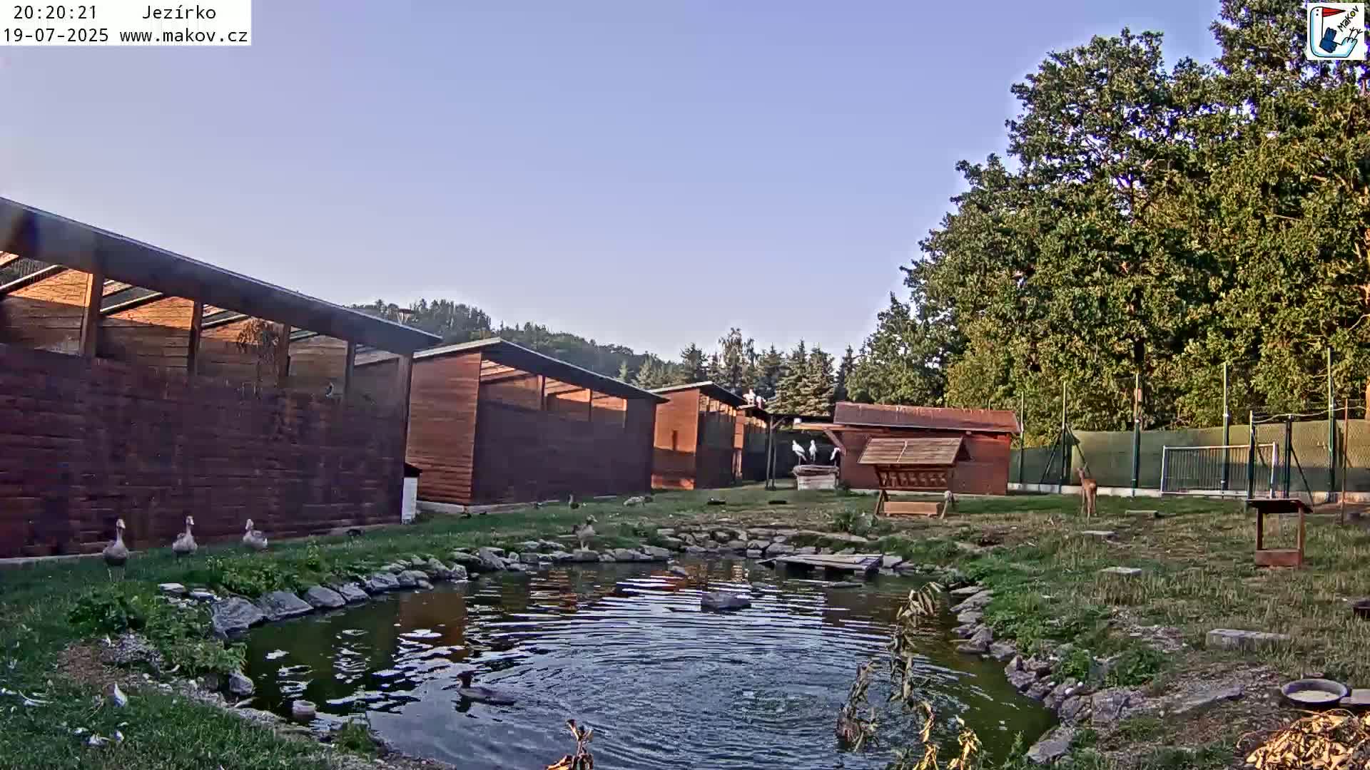 Pisek, Makov Animal Rescue Station Lake Live Cam - Cizova, Pisek, Juhočeský Kraj (South Bohemian), Czechia