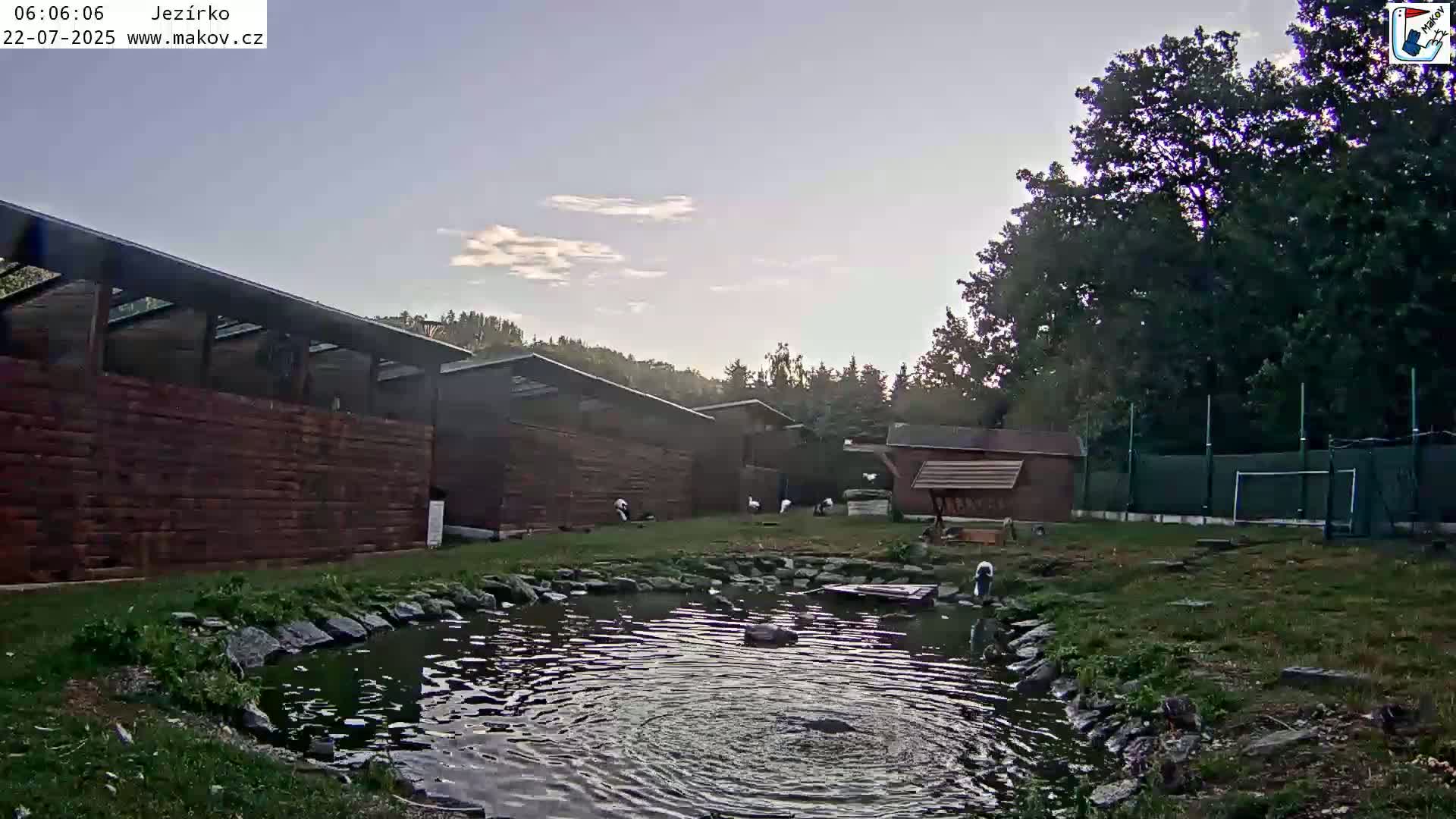 Pisek, Makov Animal Rescue Station Lake Live Cam - Cizova, Pisek, Juhočeský Kraj (South Bohemian), Czechia
