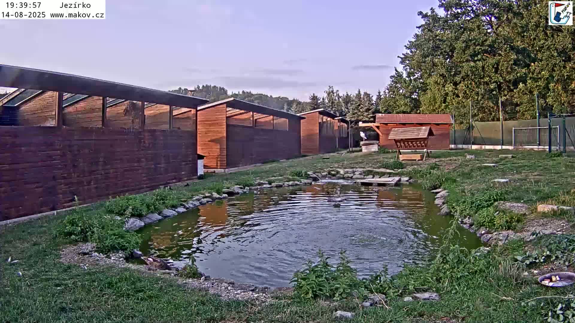 Pisek, Makov Animal Rescue Station Lake Live Cam - Cizova, Pisek, Juhočeský Kraj (South Bohemian), Czechia