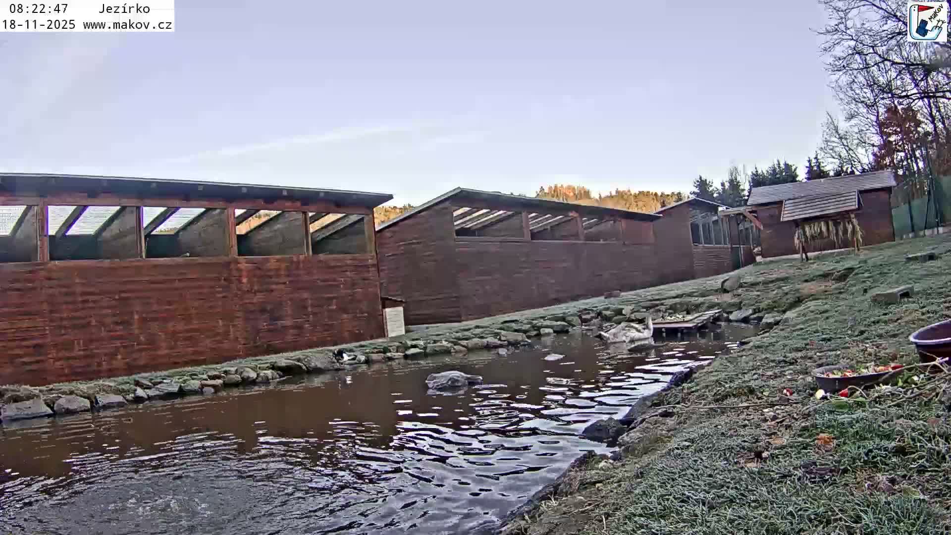 Pisek, Makov Animal Rescue Station Lake Live Cam - Cizova, Pisek, Juhočeský Kraj (South Bohemian), Czechia