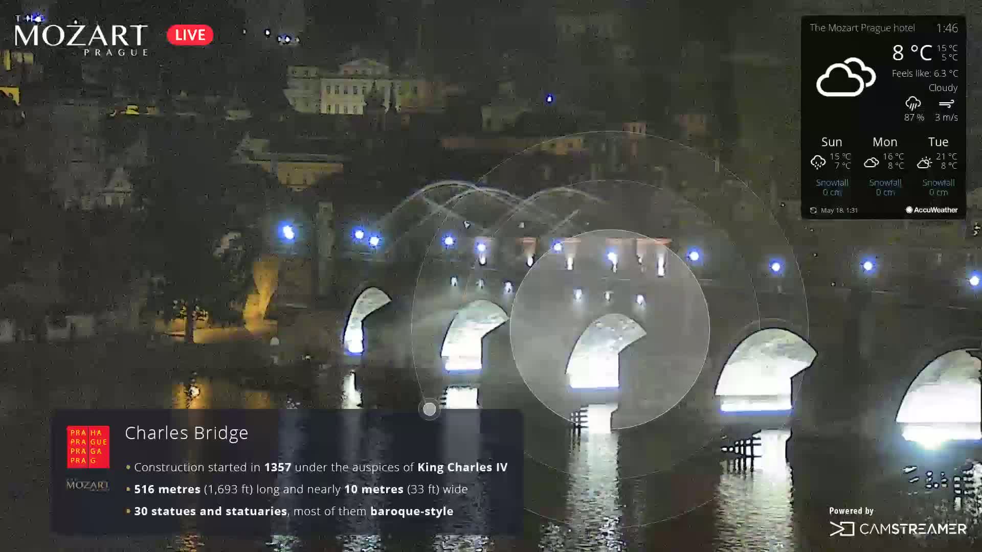 Prague Historical Area Live Cam - Praha 1, Praha, Hlavní Město, Czechia
