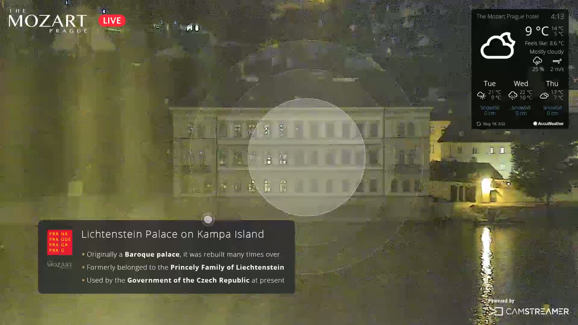 Prague Historical Area Live Cam - Praha 1, Praha, Hlavní Město, Czechia