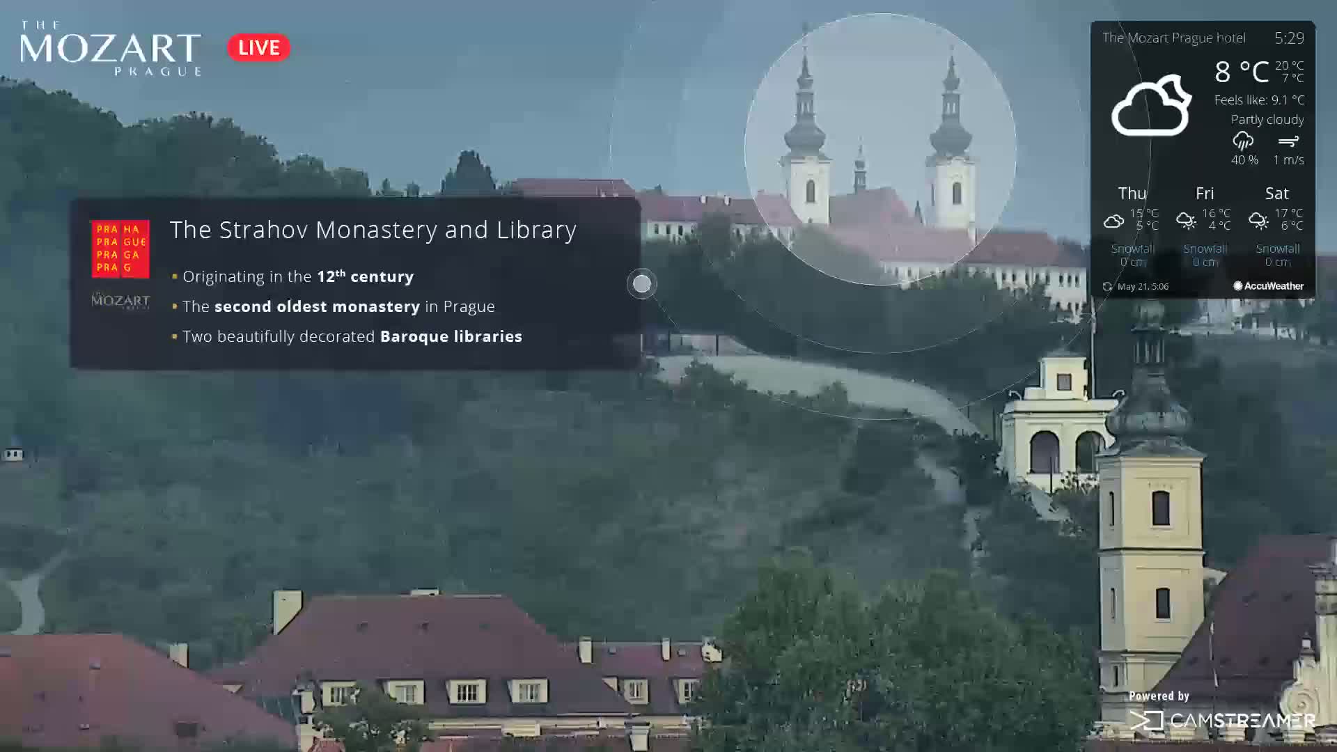 Prague Historical Area Live Cam - Praha 1, Praha, Hlavní Město, Czechia
