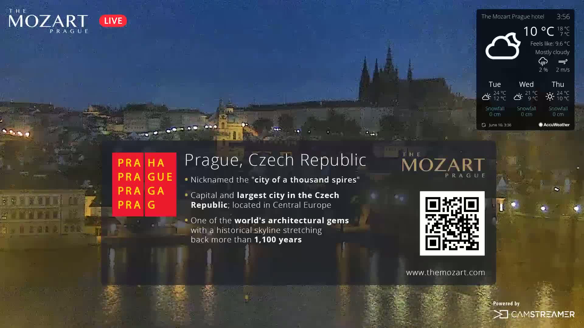 Prague Historical Area Live Cam - Praha 1, Praha, Hlavní Město, Czechia