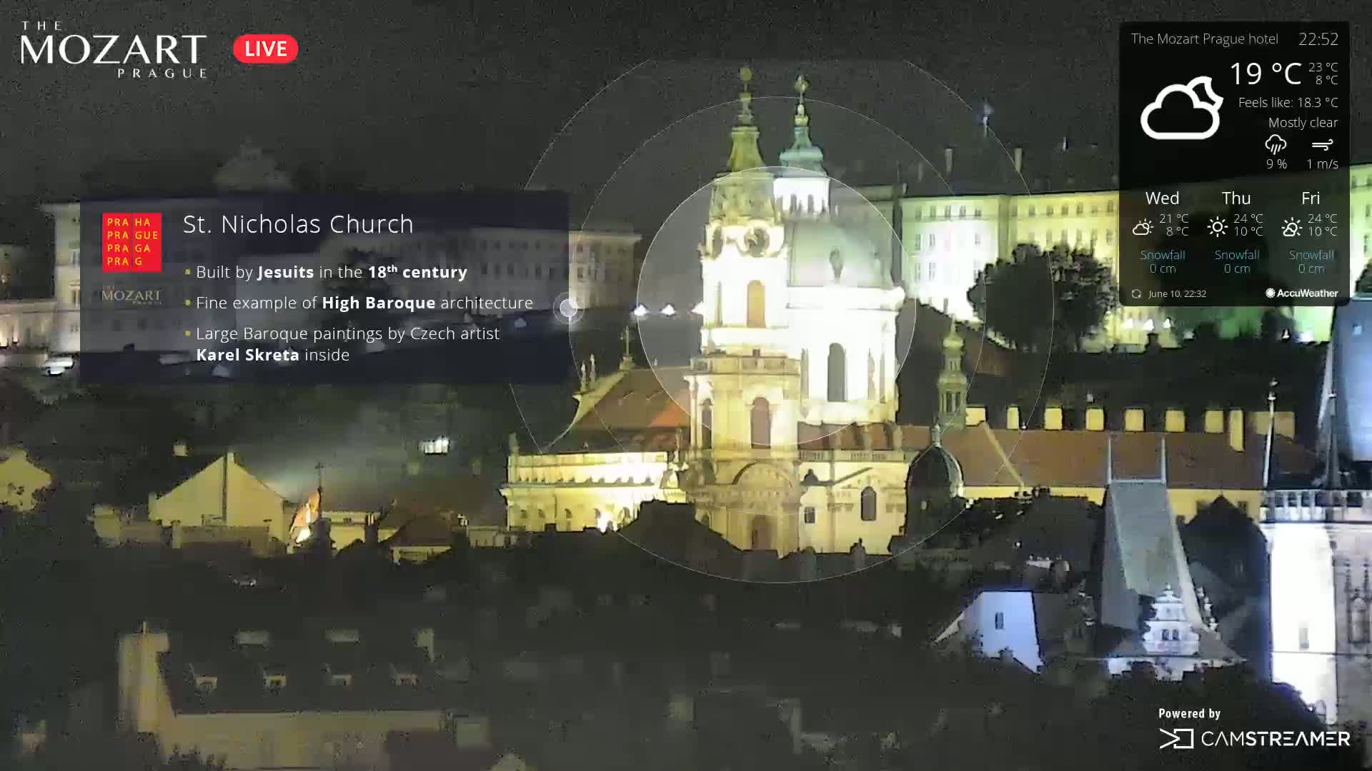 Prague Historical Area Live Cam - Praha 1, Praha, Hlavní Město, Czechia