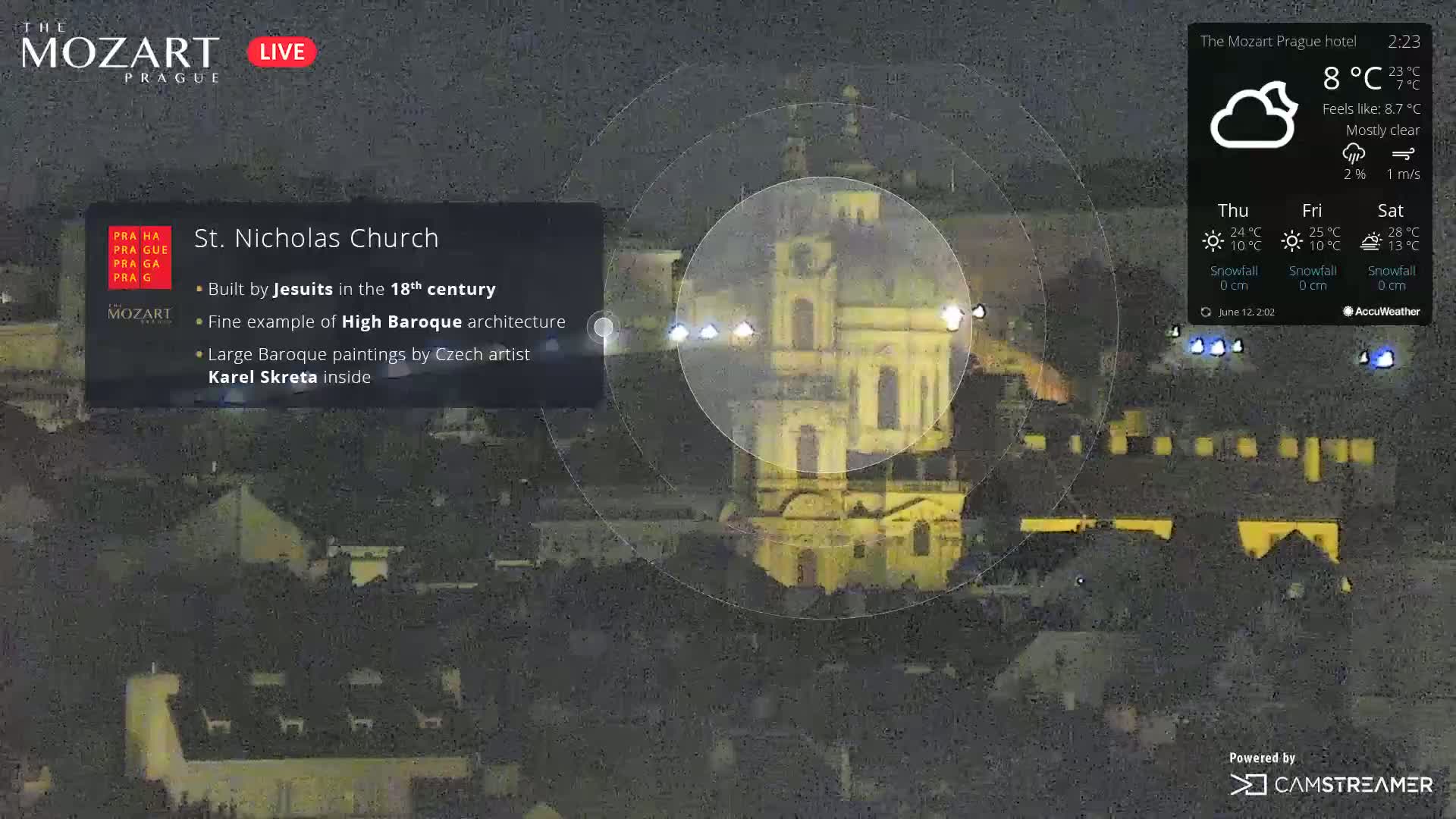 Prague Historical Area Live Cam - Praha 1, Praha, Hlavní Město, Czechia