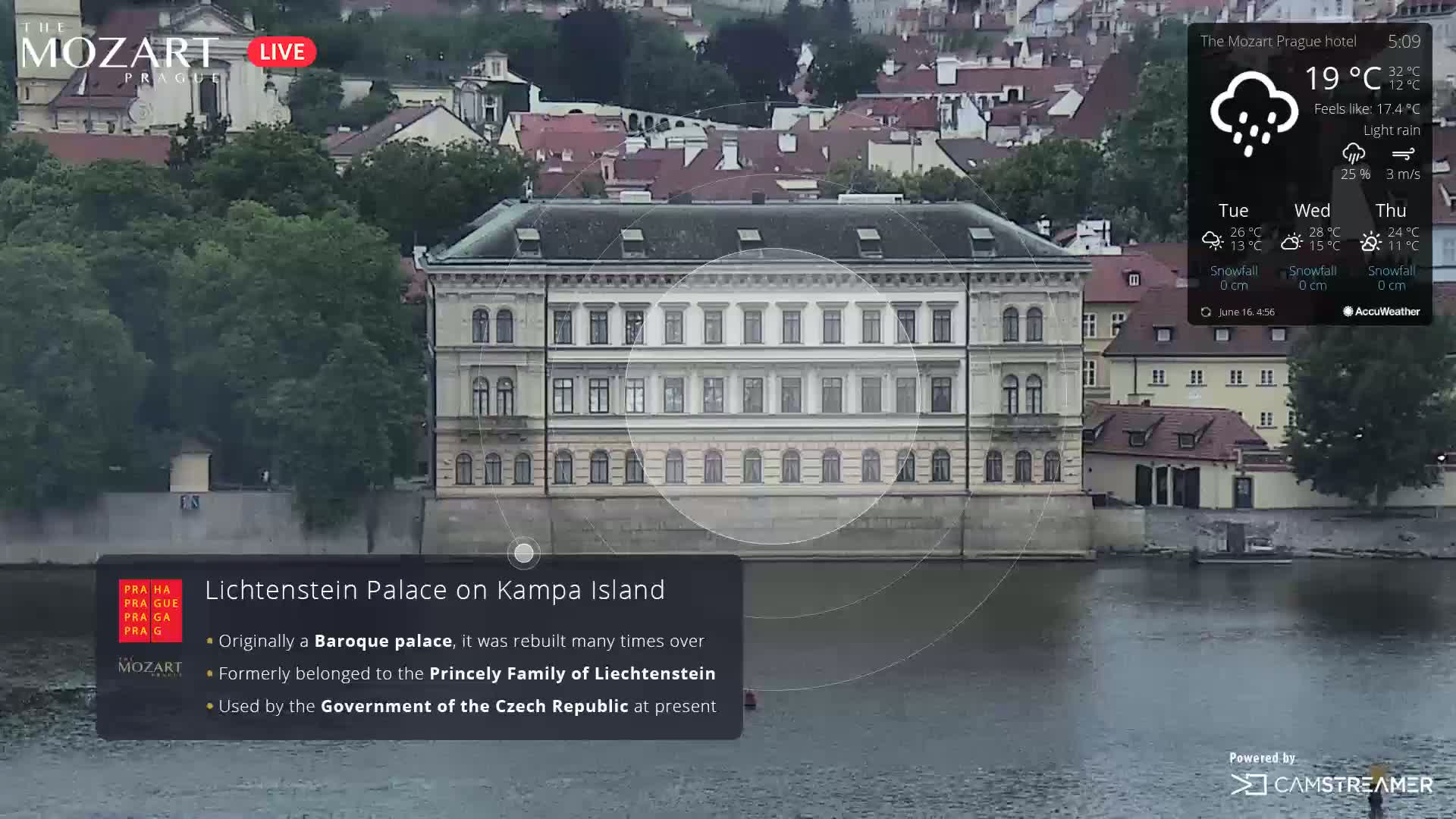 Prague Historical Area Live Cam - Praha 1, Praha, Hlavní Město, Czechia