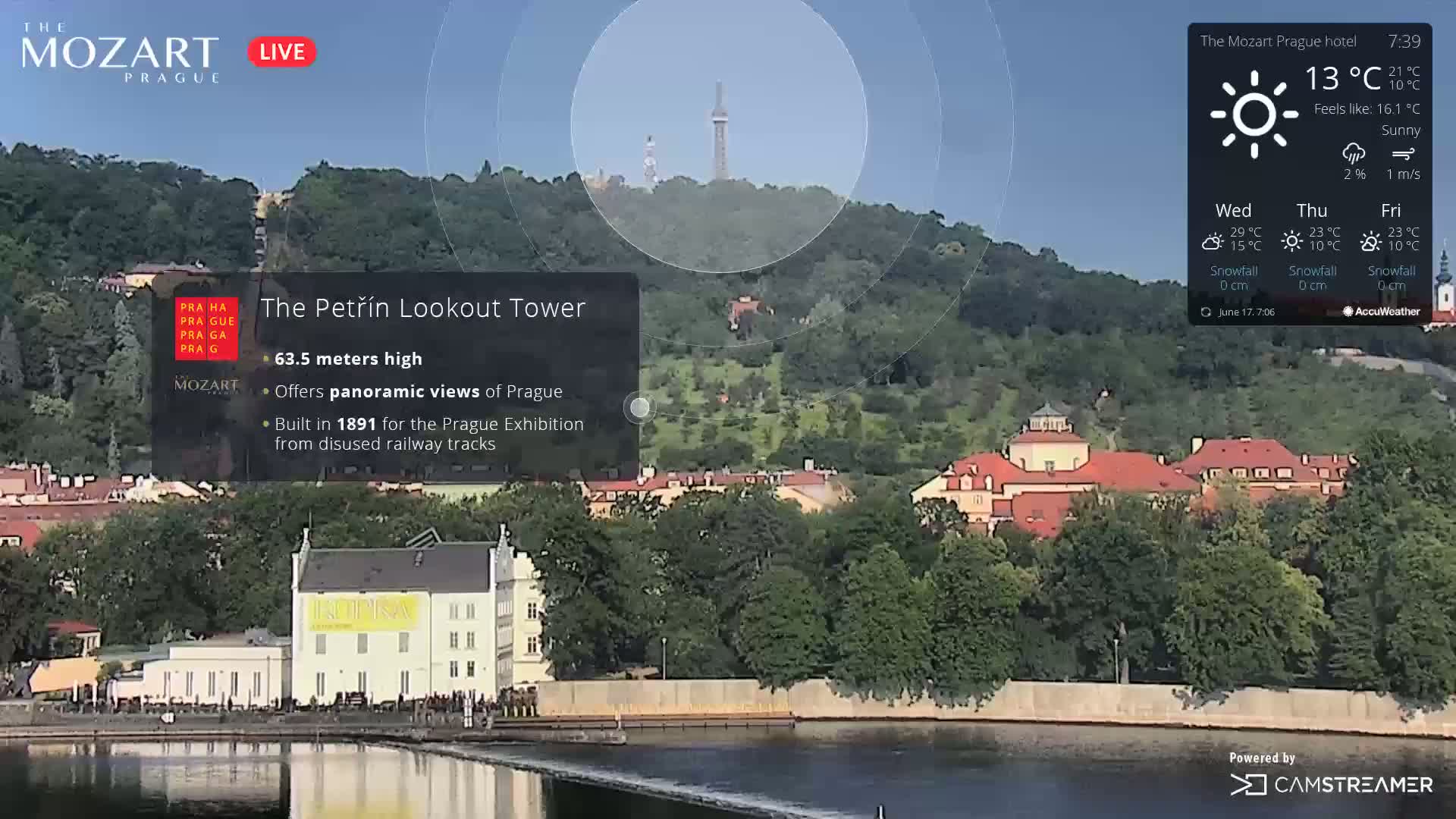 Prague Historical Area Live Cam - Praha 1, Praha, Hlavní Město, Czechia