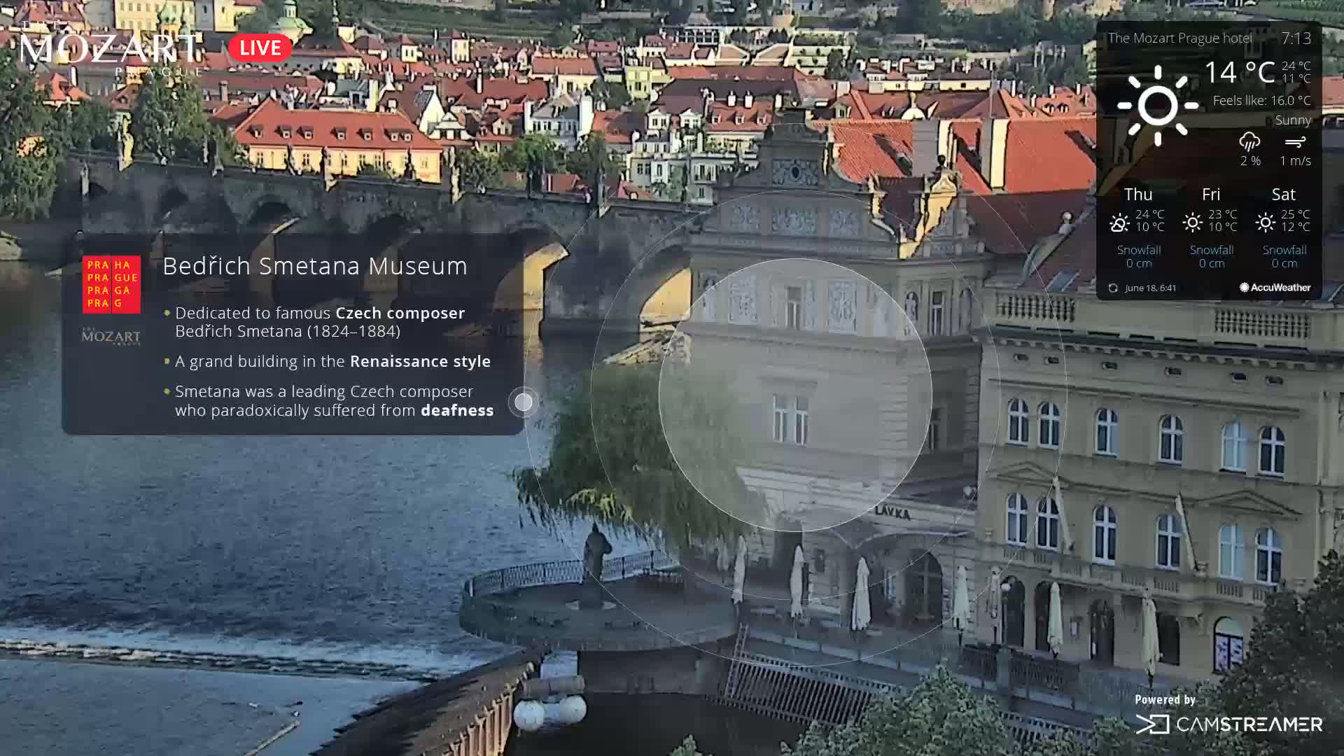 Prague Historical Area Live Cam - Praha 1, Praha, Hlavní Město, Czechia