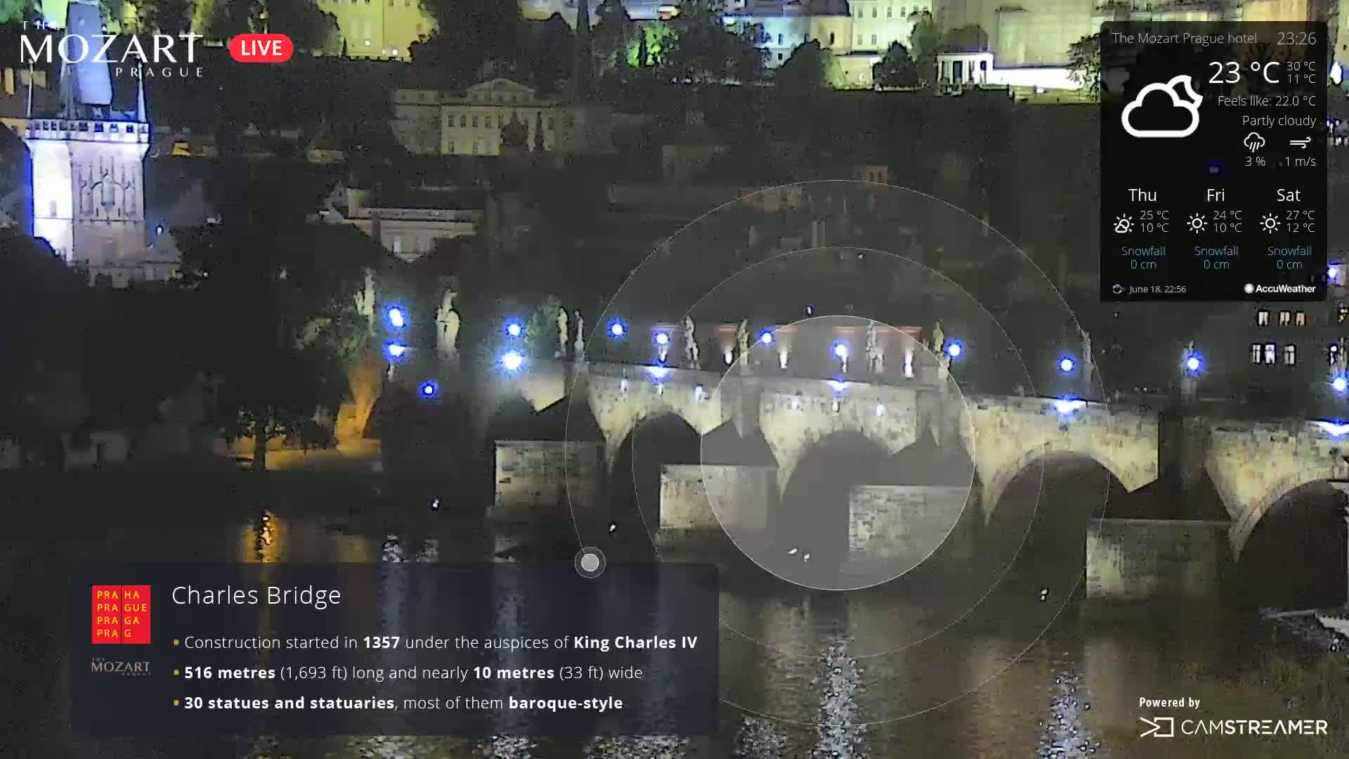 Prague Historical Area Live Cam - Praha 1, Praha, Hlavní Město, Czechia