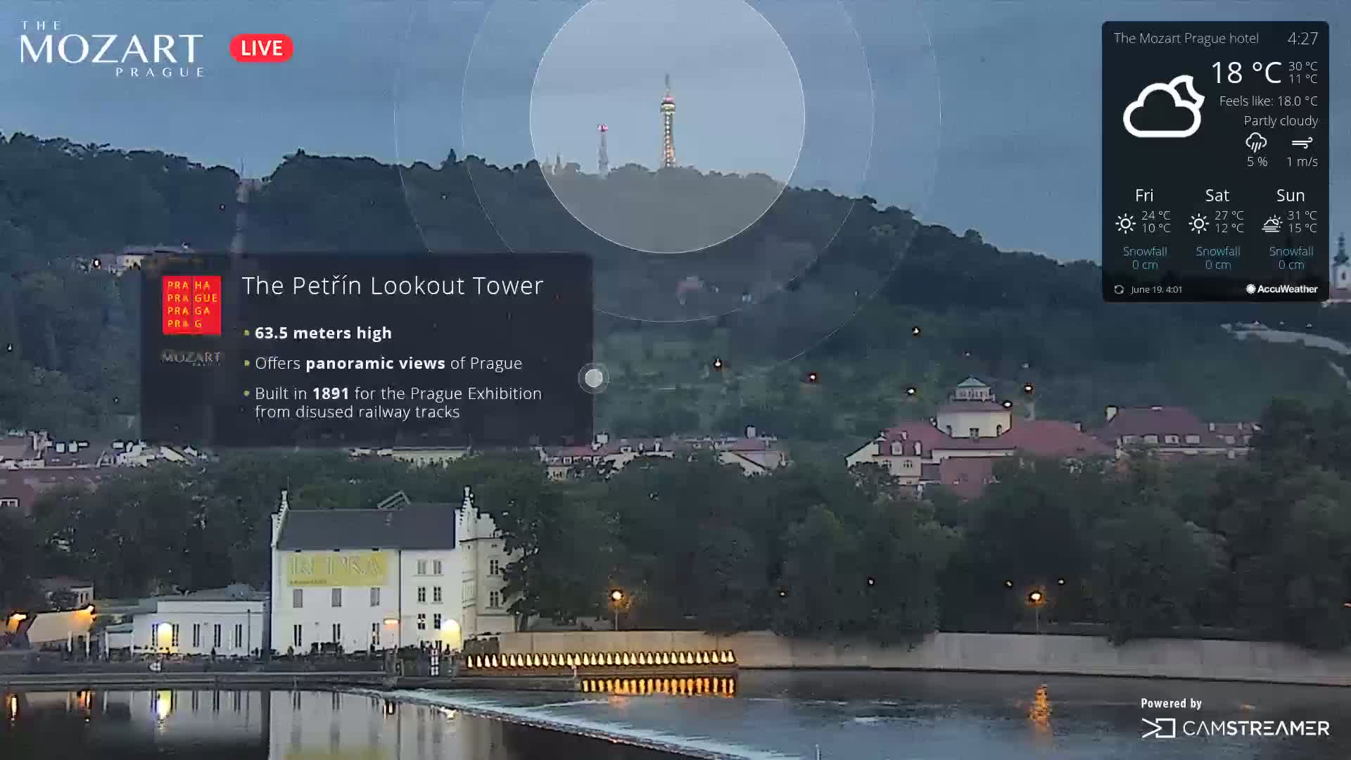 Prague Historical Area Live Cam - Praha 1, Praha, Hlavní Město, Czechia