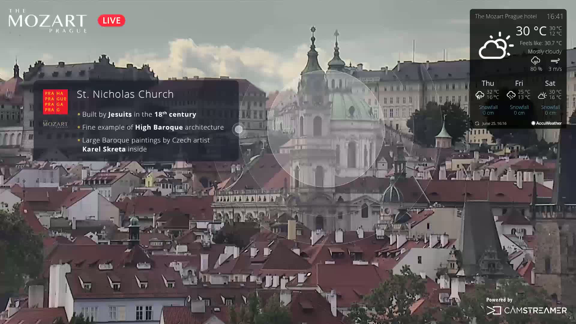 Prague Historical Area Live Cam - Praha 1, Praha, Hlavní Město, Czechia