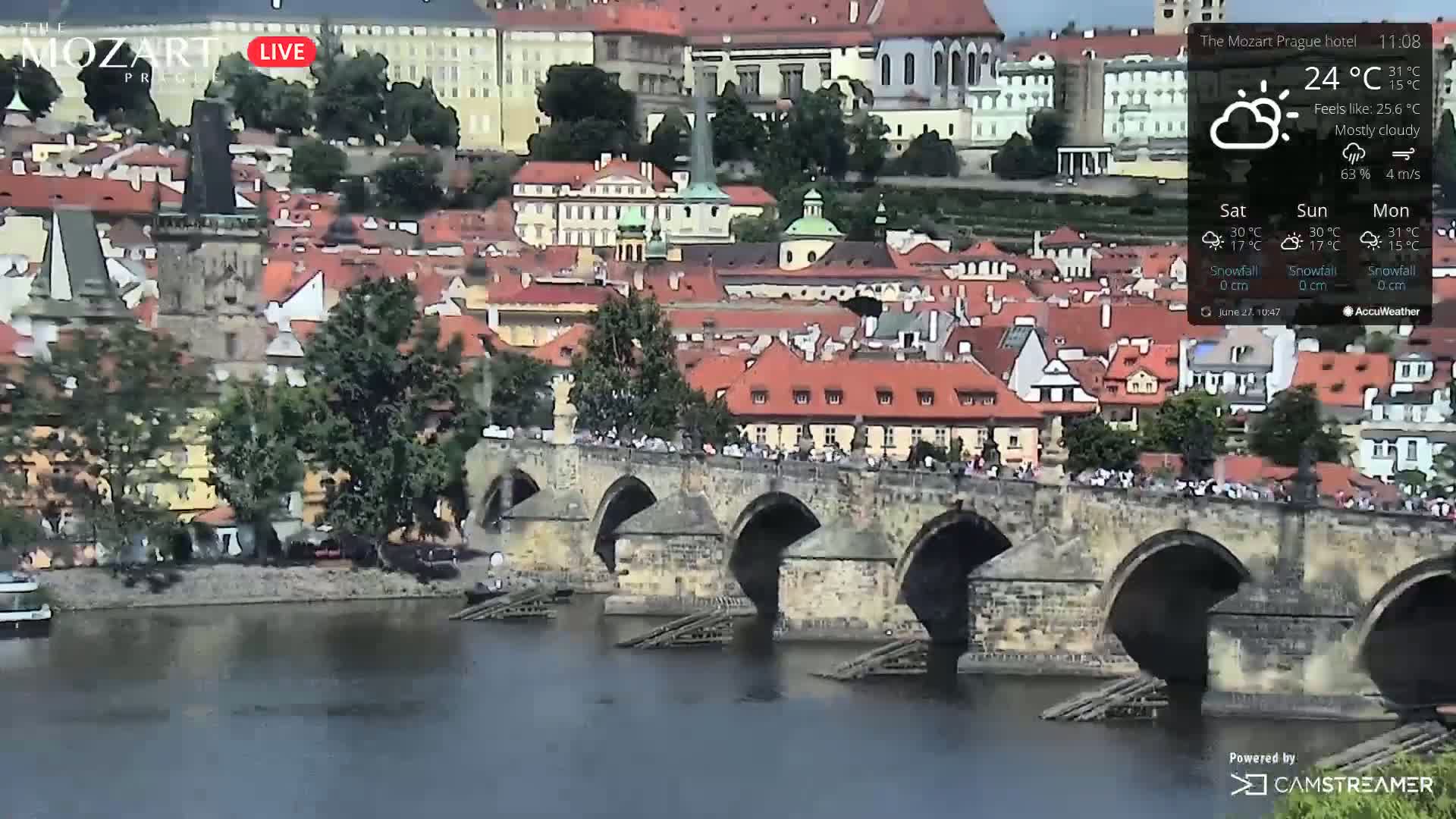 Prague Historical Area Live Cam - Praha 1, Praha, Hlavní Město, Czechia