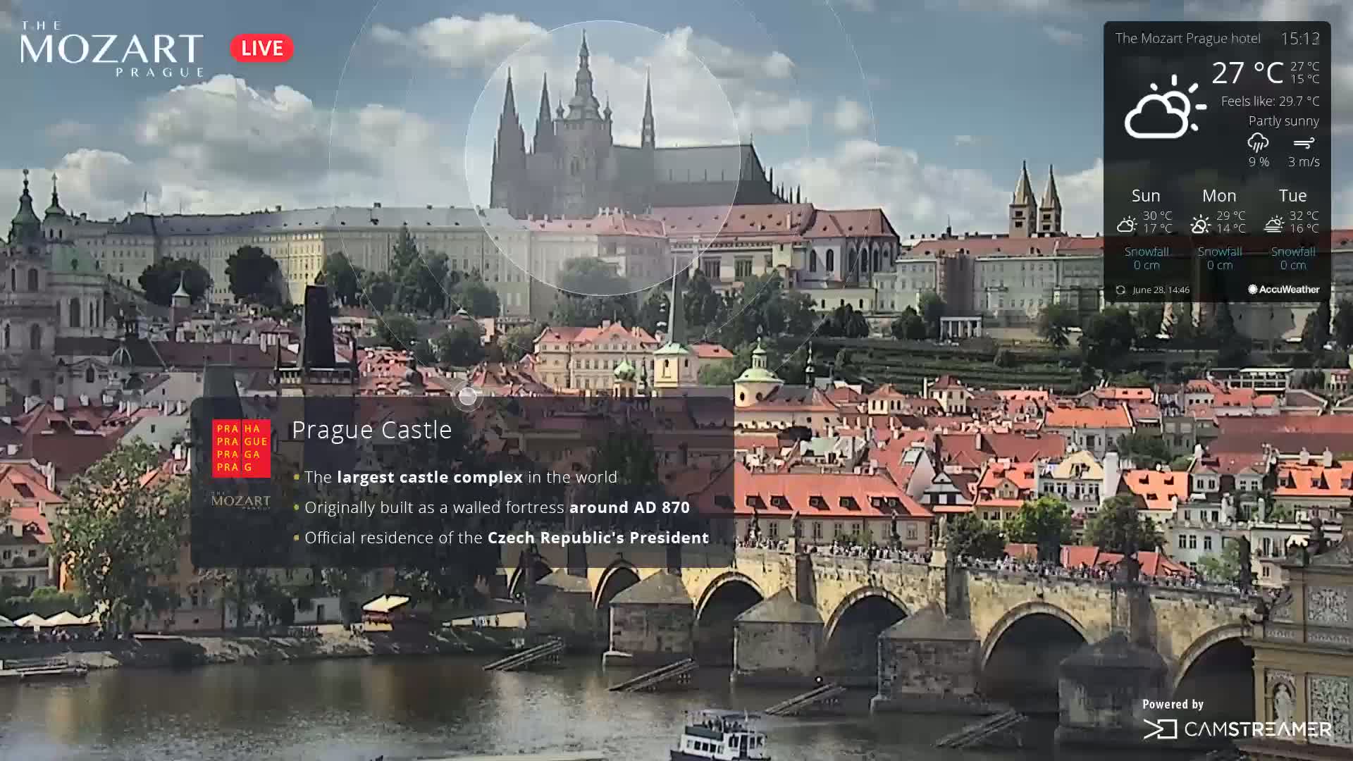 Prague Historical Area Live Cam - Praha 1, Praha, Hlavní Město, Czechia