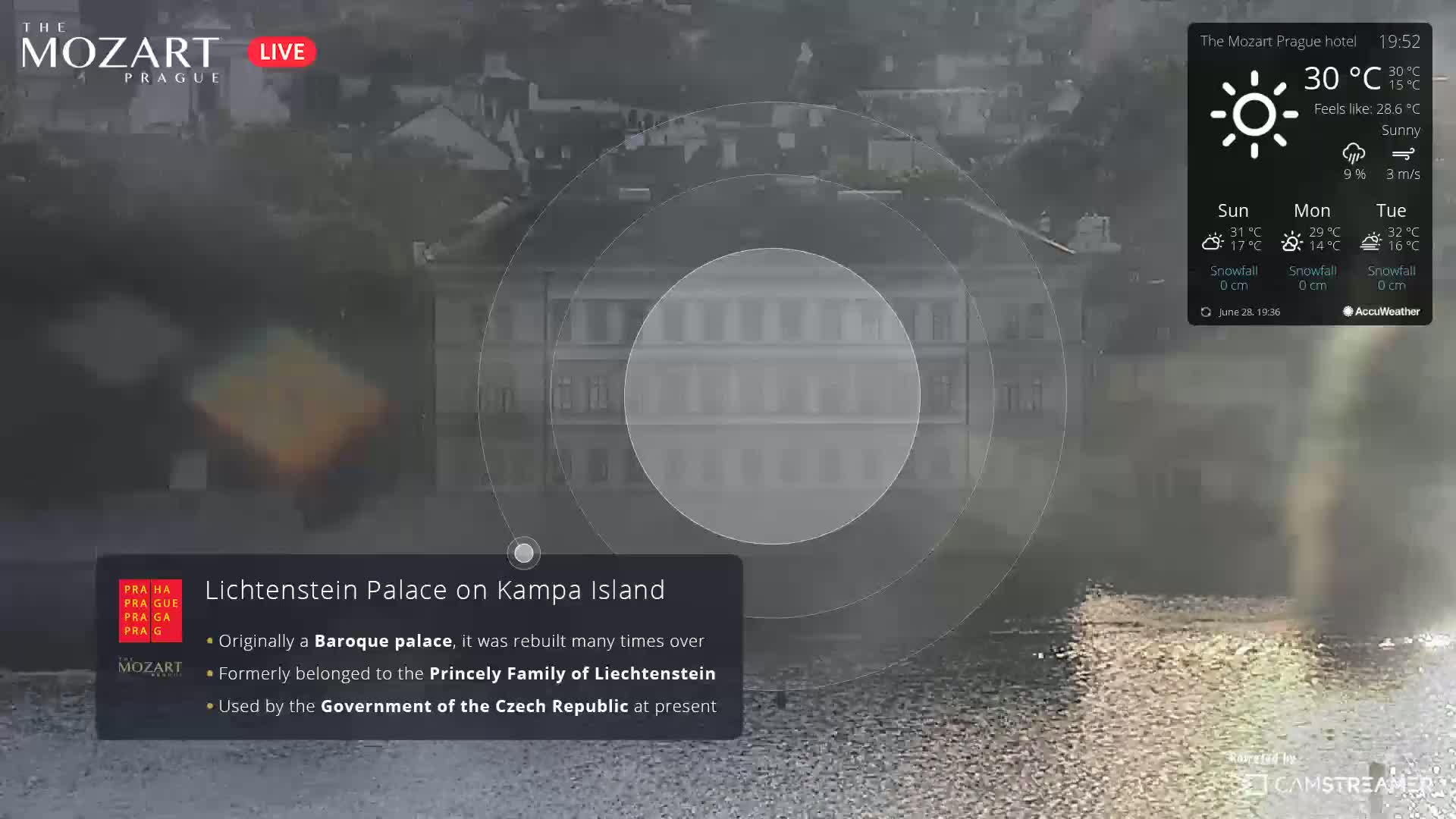 Prague Historical Area Live Cam - Praha 1, Praha, Hlavní Město, Czechia