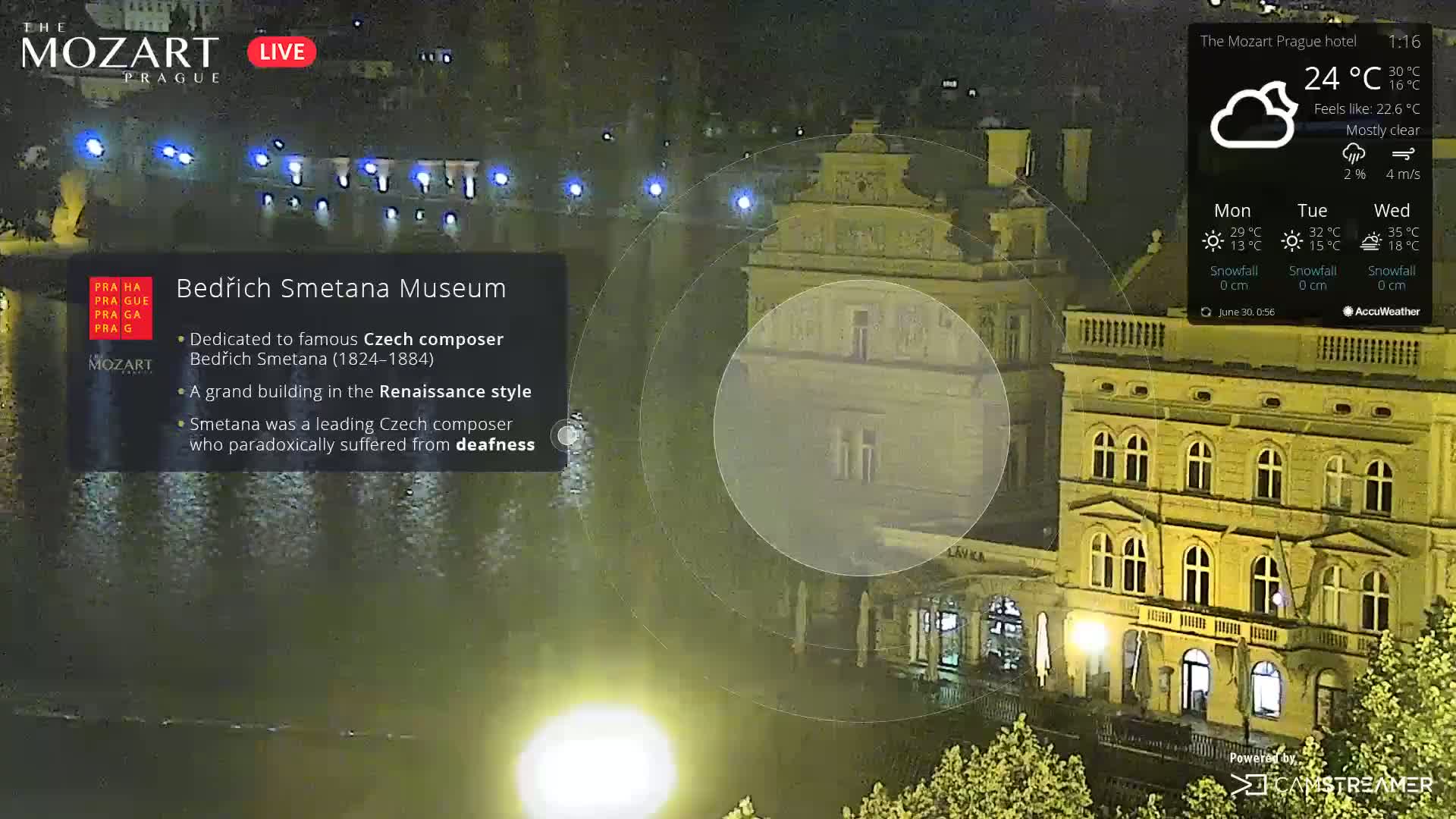Prague Historical Area Live Cam - Praha 1, Praha, Hlavní Město, Czechia