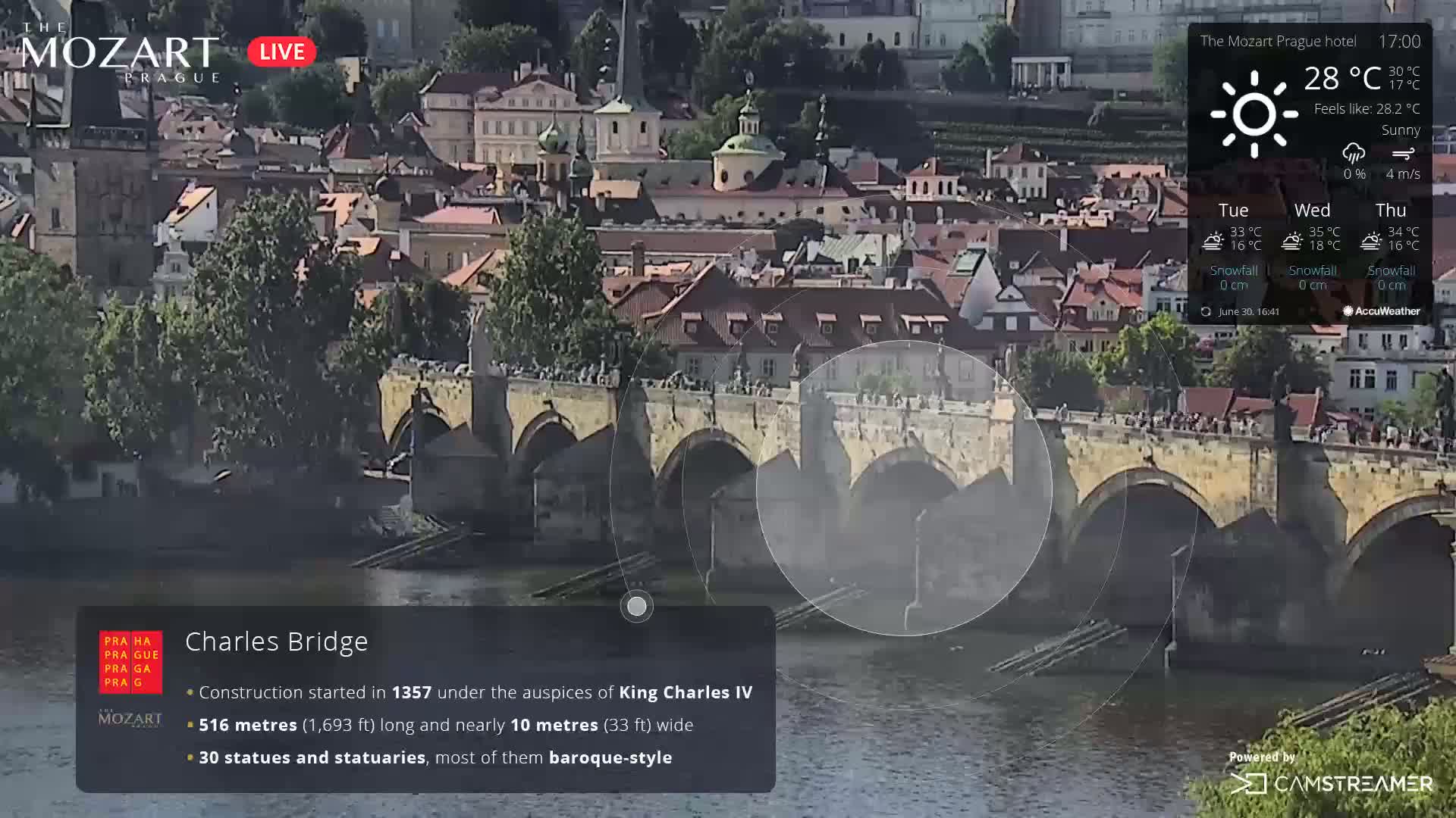 Prague Historical Area Live Cam - Praha 1, Praha, Hlavní Město, Czechia