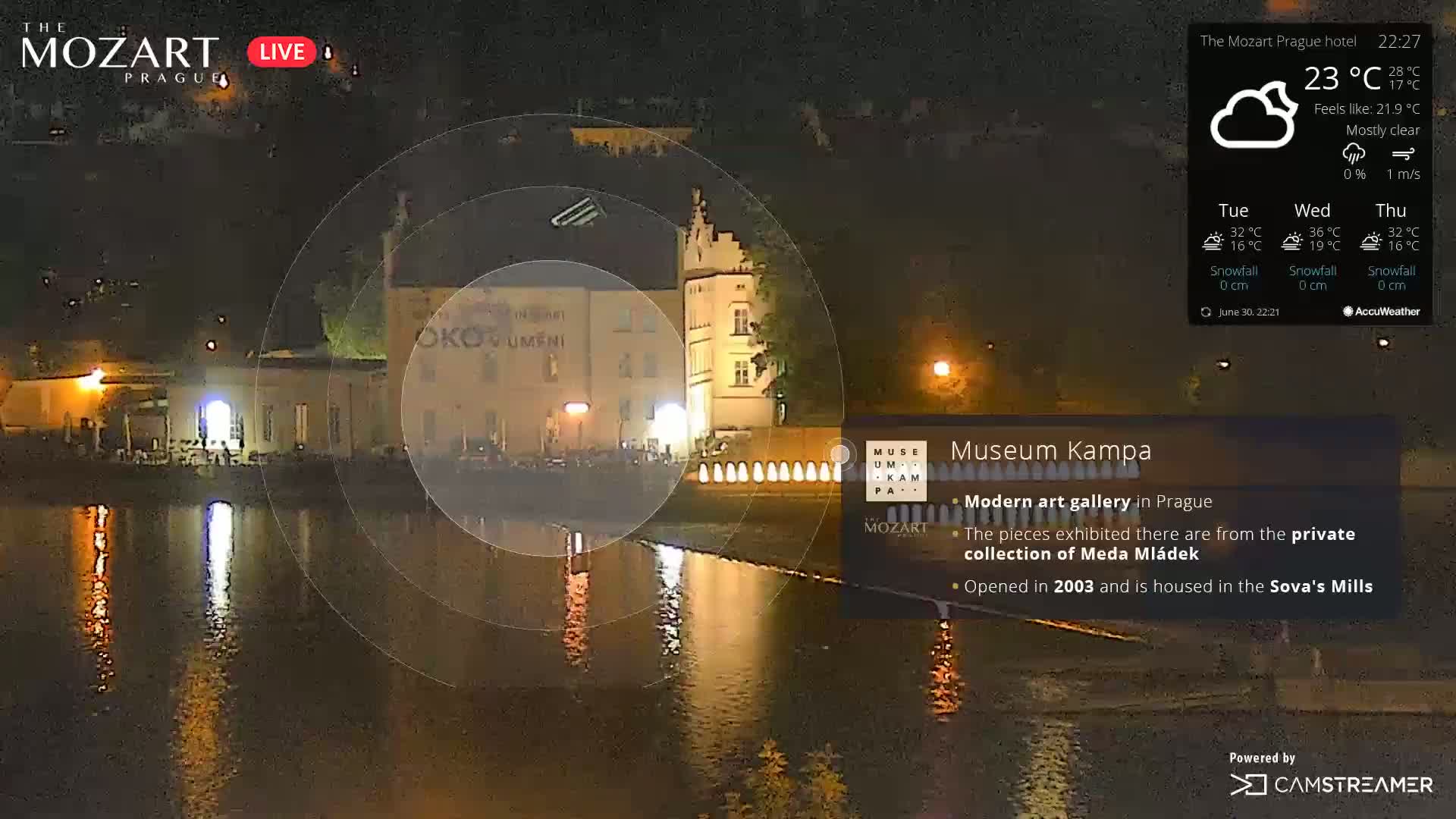 Prague Historical Area Live Cam - Praha 1, Praha, Hlavní Město, Czechia
