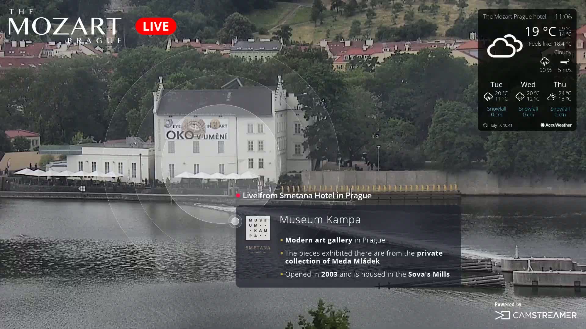Prague Historical Area Live Cam - Praha 1, Praha, Hlavní Město, Czechia