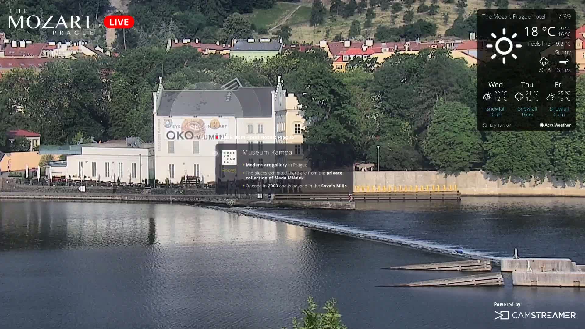 Prague Historical Area Live Cam - Praha 1, Praha, Hlavní Město, Czechia