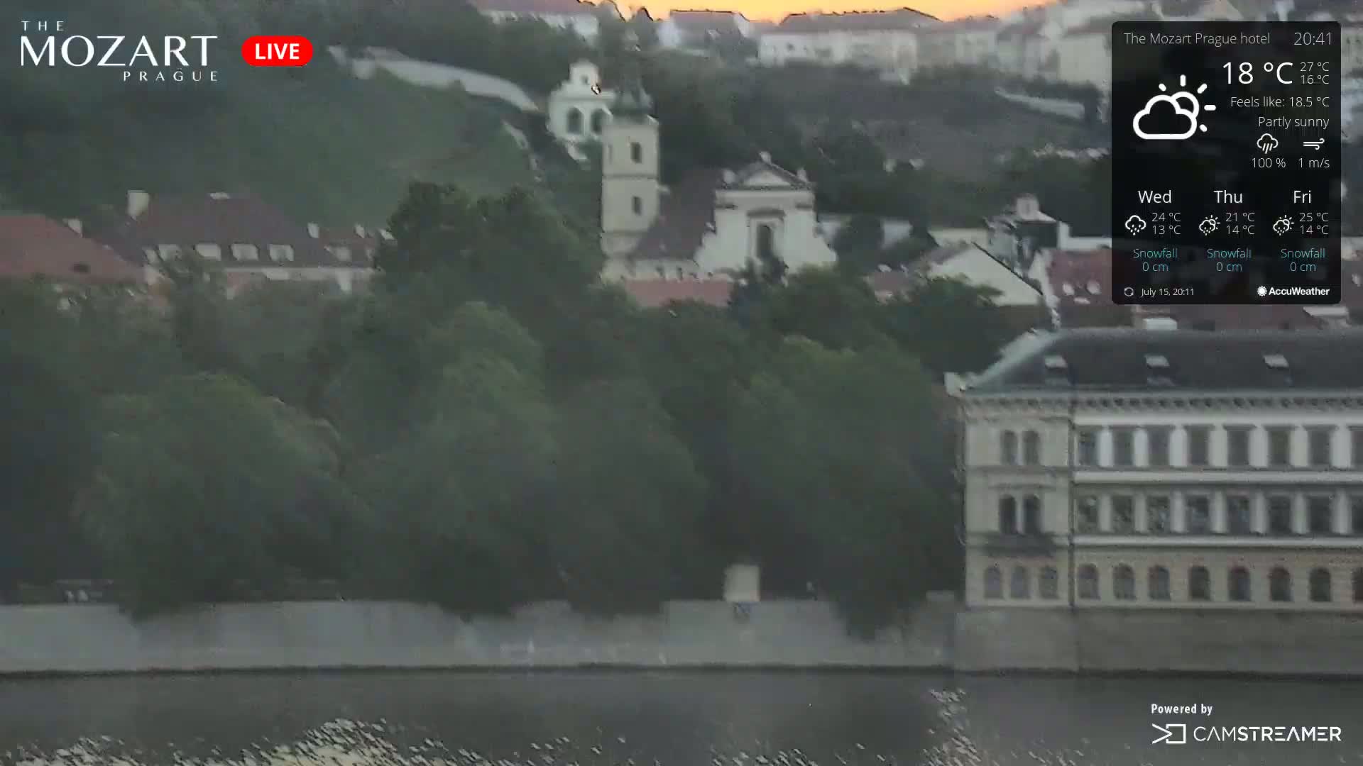 Prague Historical Area Live Cam - Praha 1, Praha, Hlavní Město, Czechia