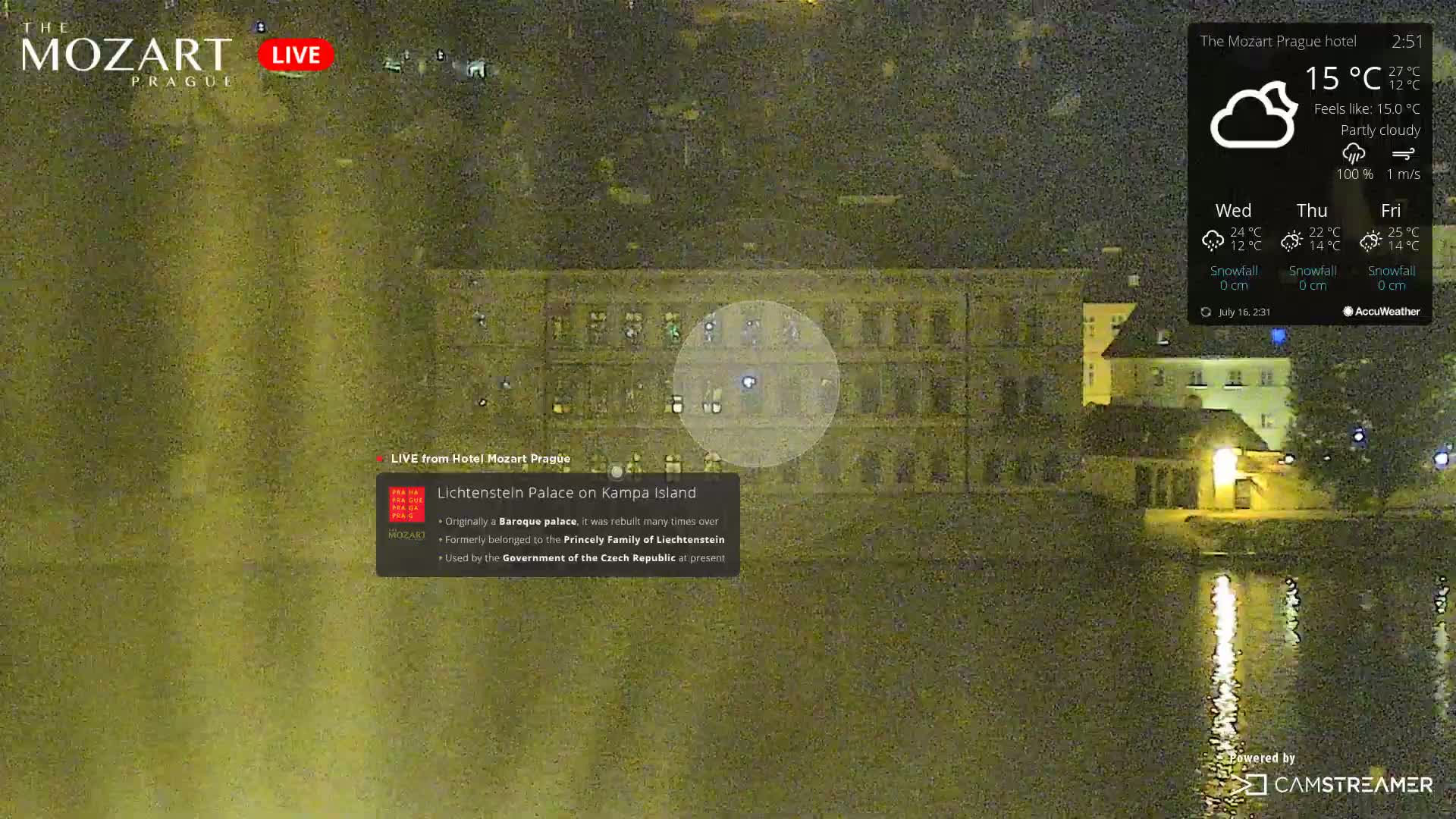 Prague Historical Area Live Cam - Praha 1, Praha, Hlavní Město, Czechia