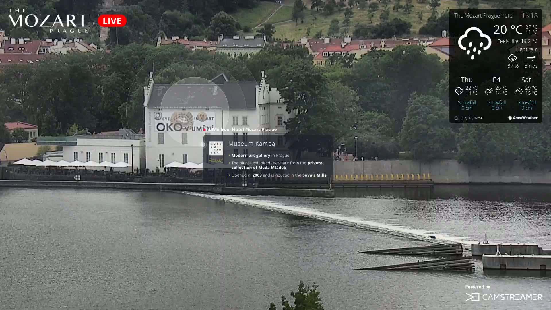 Prague Historical Area Live Cam - Praha 1, Praha, Hlavní Město, Czechia