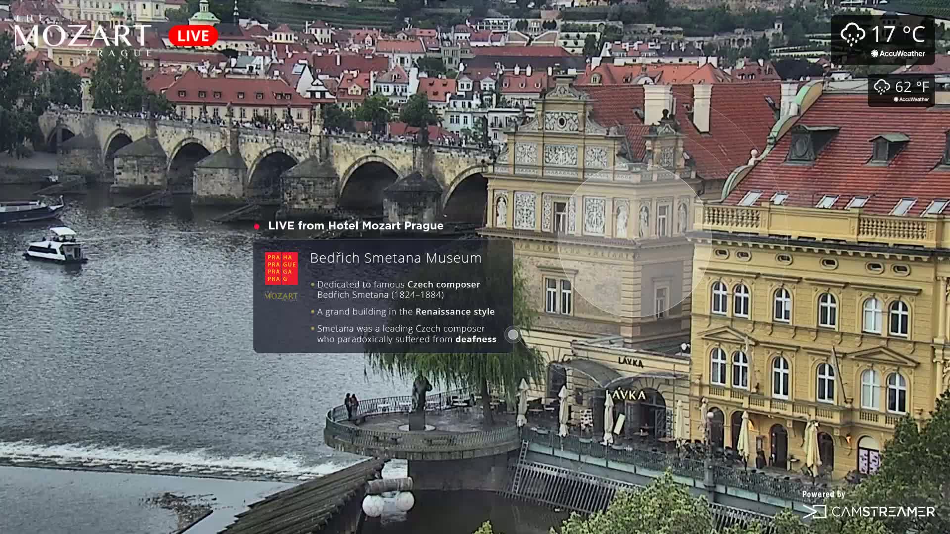 Prague Historical Area Live Cam - Praha 1, Praha, Hlavní Město, Czechia