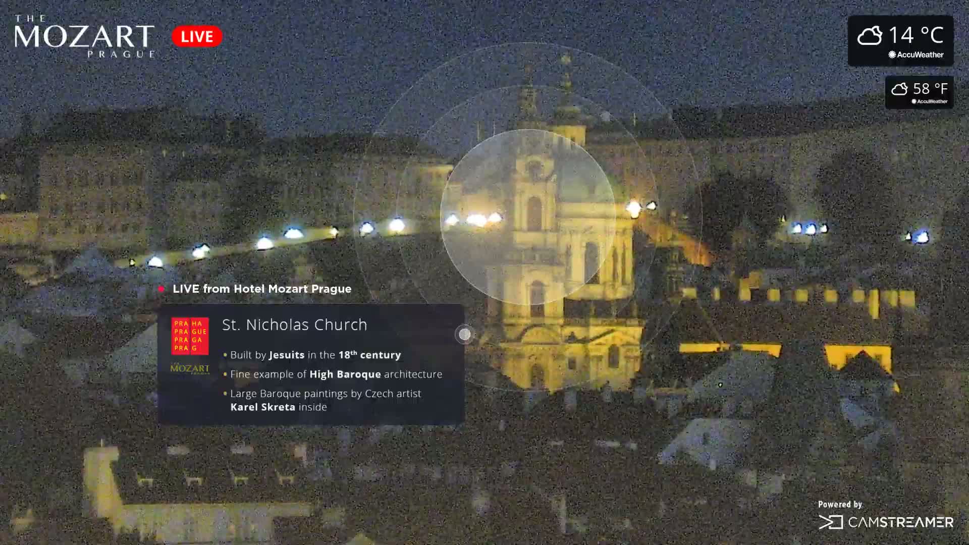 Prague Historical Area Live Cam - Praha 1, Praha, Hlavní Město, Czechia