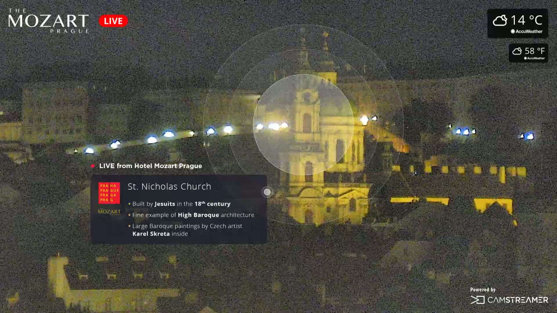 Prague Historical Area Live Cam - Praha 1, Praha, Hlavní Město, Czechia