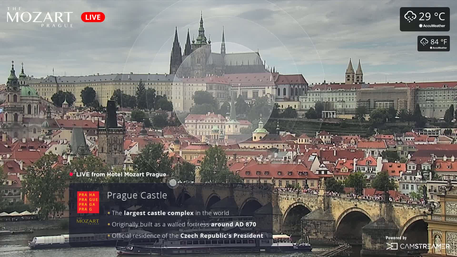 Prague Historical Area Live Cam - Praha 1, Praha, Hlavní Město, Czechia