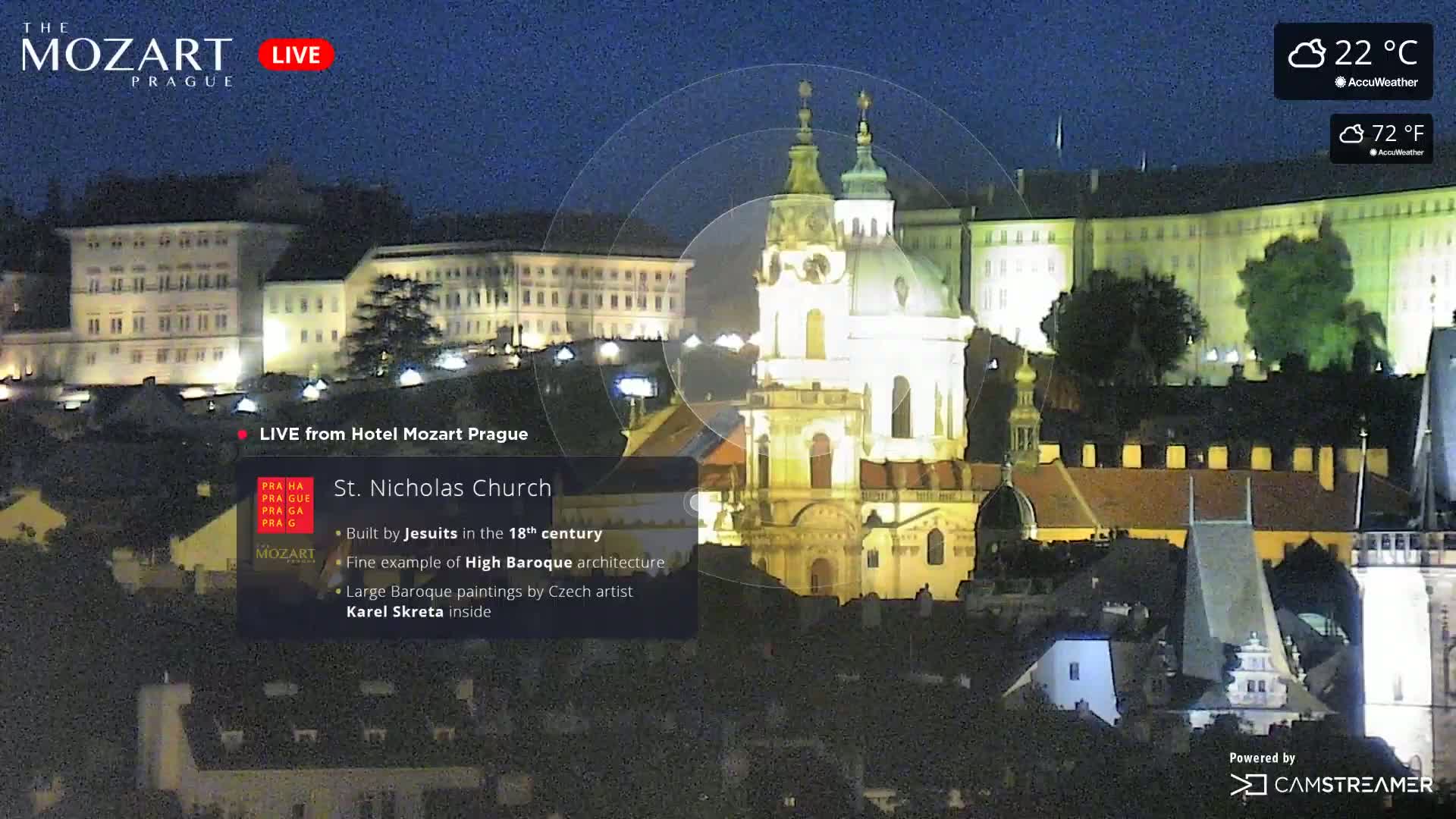 Prague Historical Area Live Cam - Praha 1, Praha, Hlavní Město, Czechia