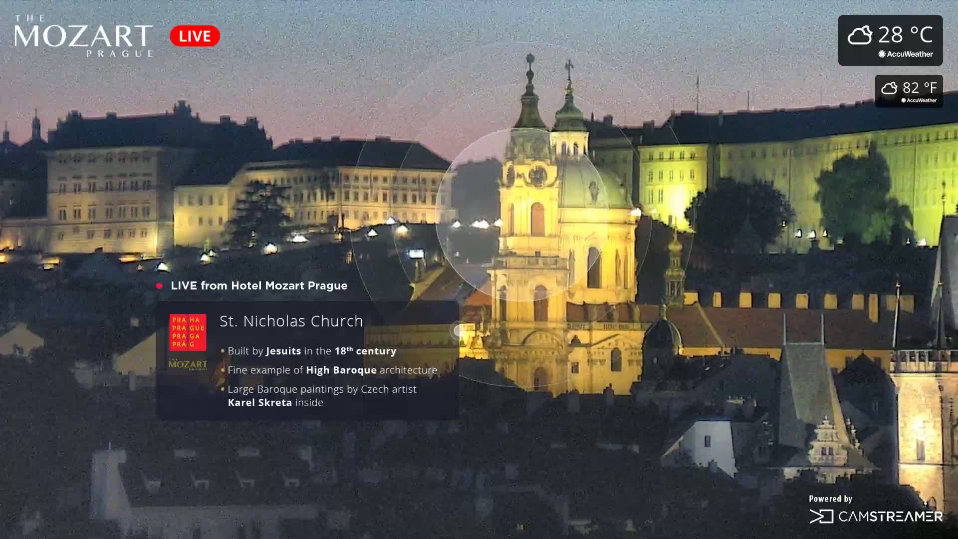 Prague Historical Area Live Cam - Praha 1, Praha, Hlavní Město, Czechia