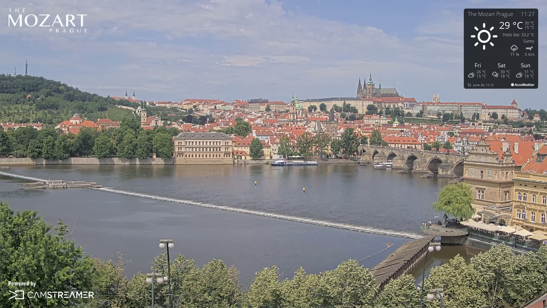 Prague Historical Area Static Live Cam - Praha 1, Praha, Hlavní Město, Czechia