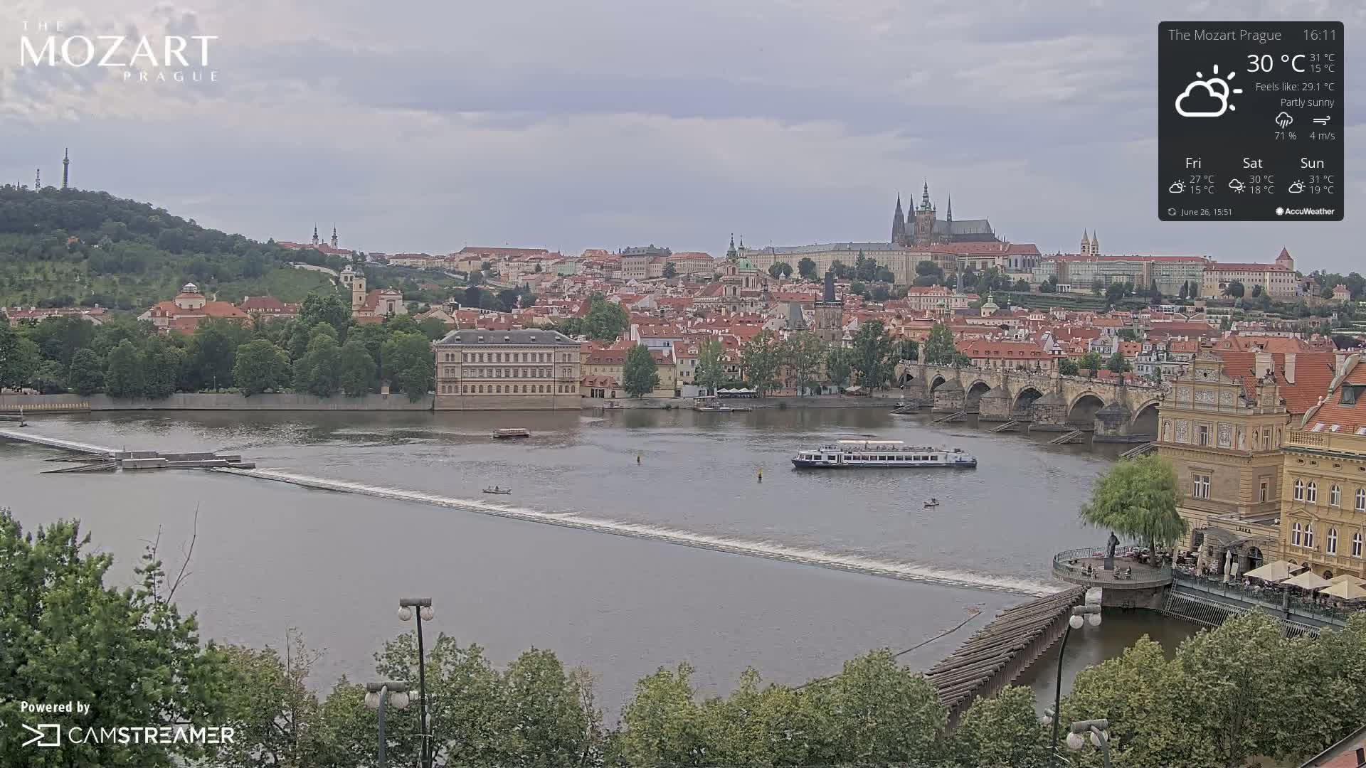 Prague Historical Area Static Live Cam - Praha 1, Praha, Hlavní Město, Czechia