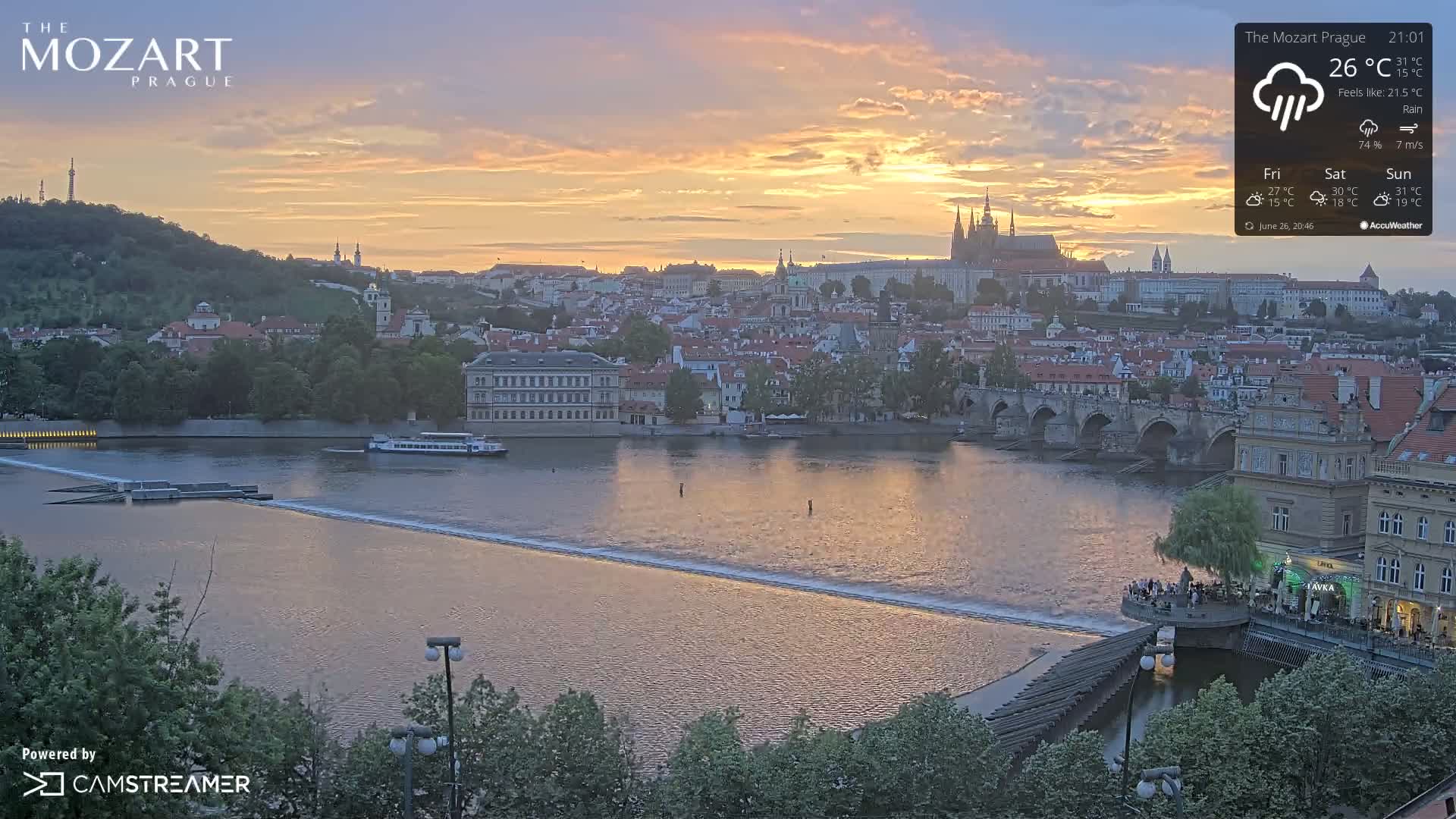 Prague Historical Area Static Live Cam - Praha 1, Praha, Hlavní Město, Czechia