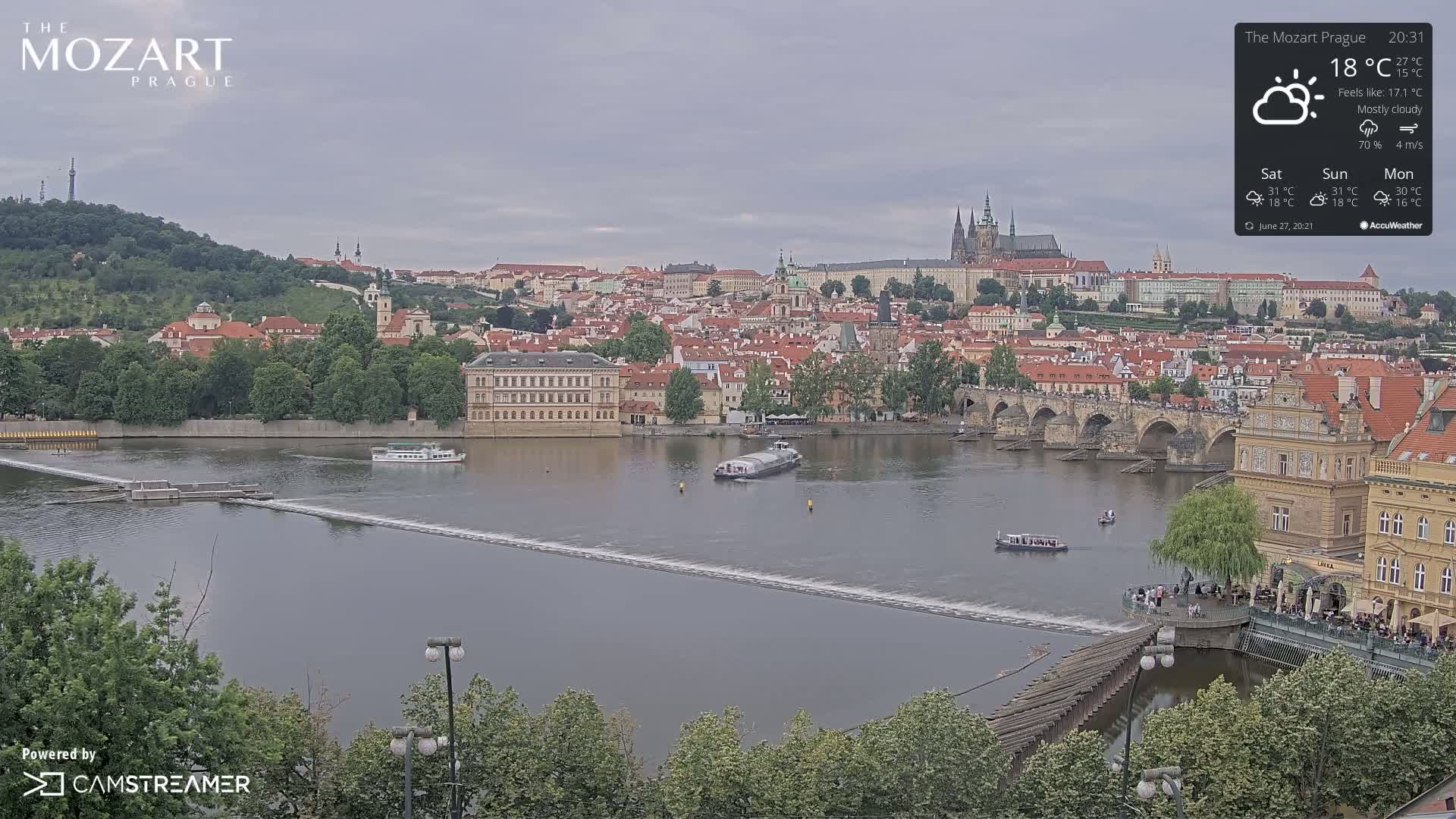 Prague Historical Area Static Live Cam - Praha 1, Praha, Hlavní Město, Czechia