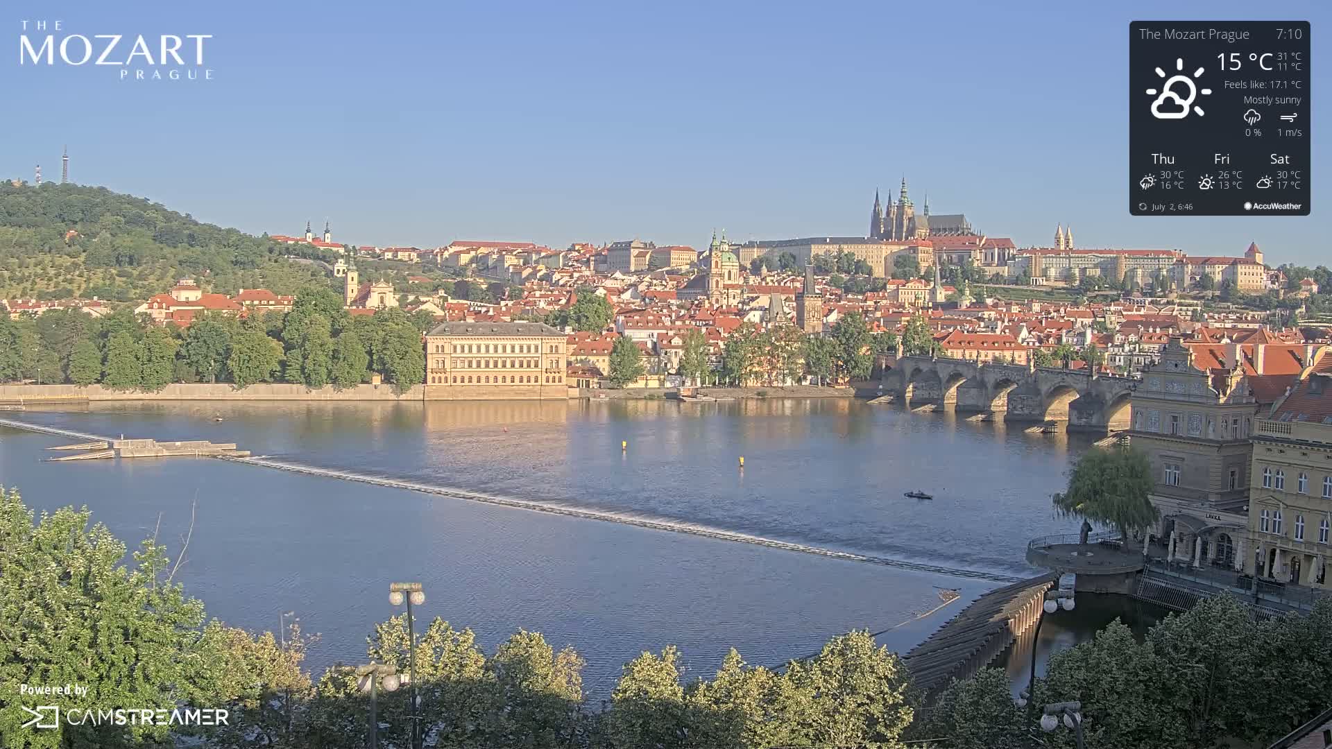 Prague Historical Area Static Live Cam - Praha 1, Praha, Hlavní Město, Czechia