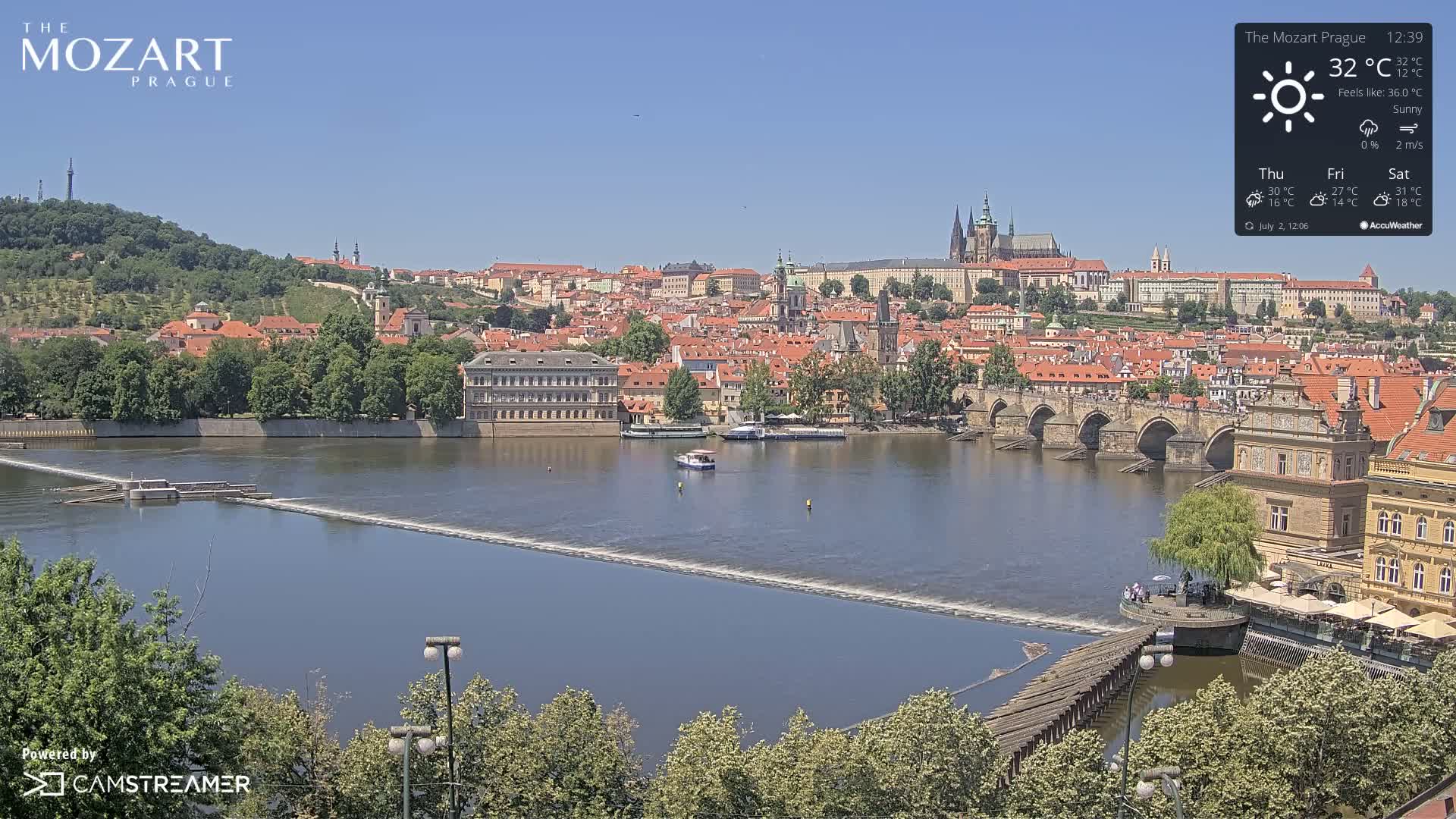 Prague Historical Area Static Live Cam - Praha 1, Praha, Hlavní Město, Czechia