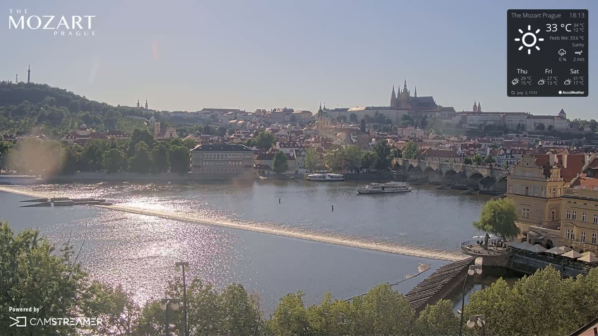Prague Historical Area Static Live Cam - Praha 1, Praha, Hlavní Město, Czechia