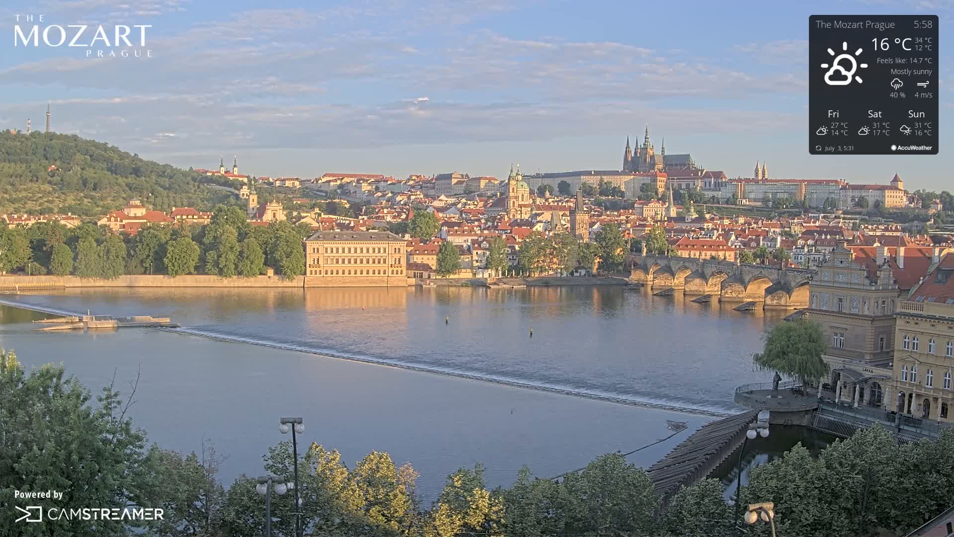 Prague Historical Area Static Live Cam - Praha 1, Praha, Hlavní Město, Czechia