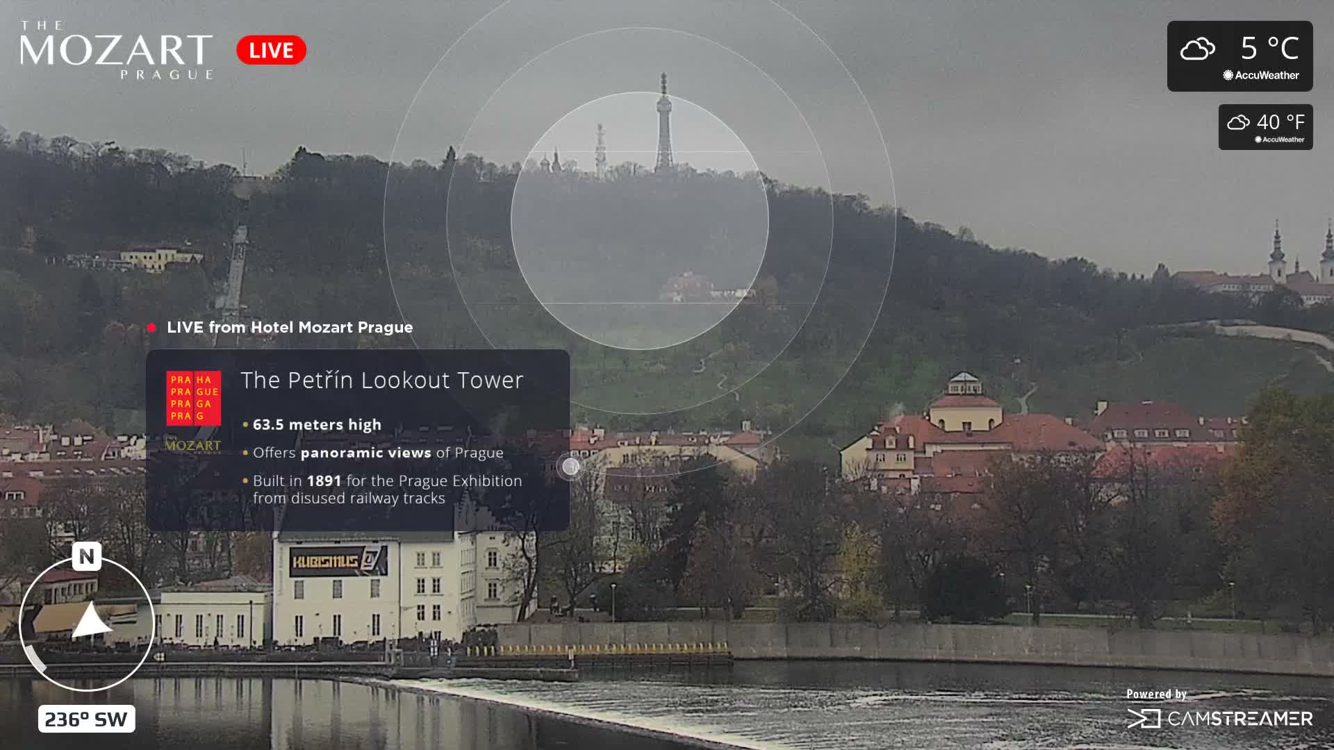Prague Historical Area Static Live Cam - Praha 1, Praha, Hlavní Město, Czechia