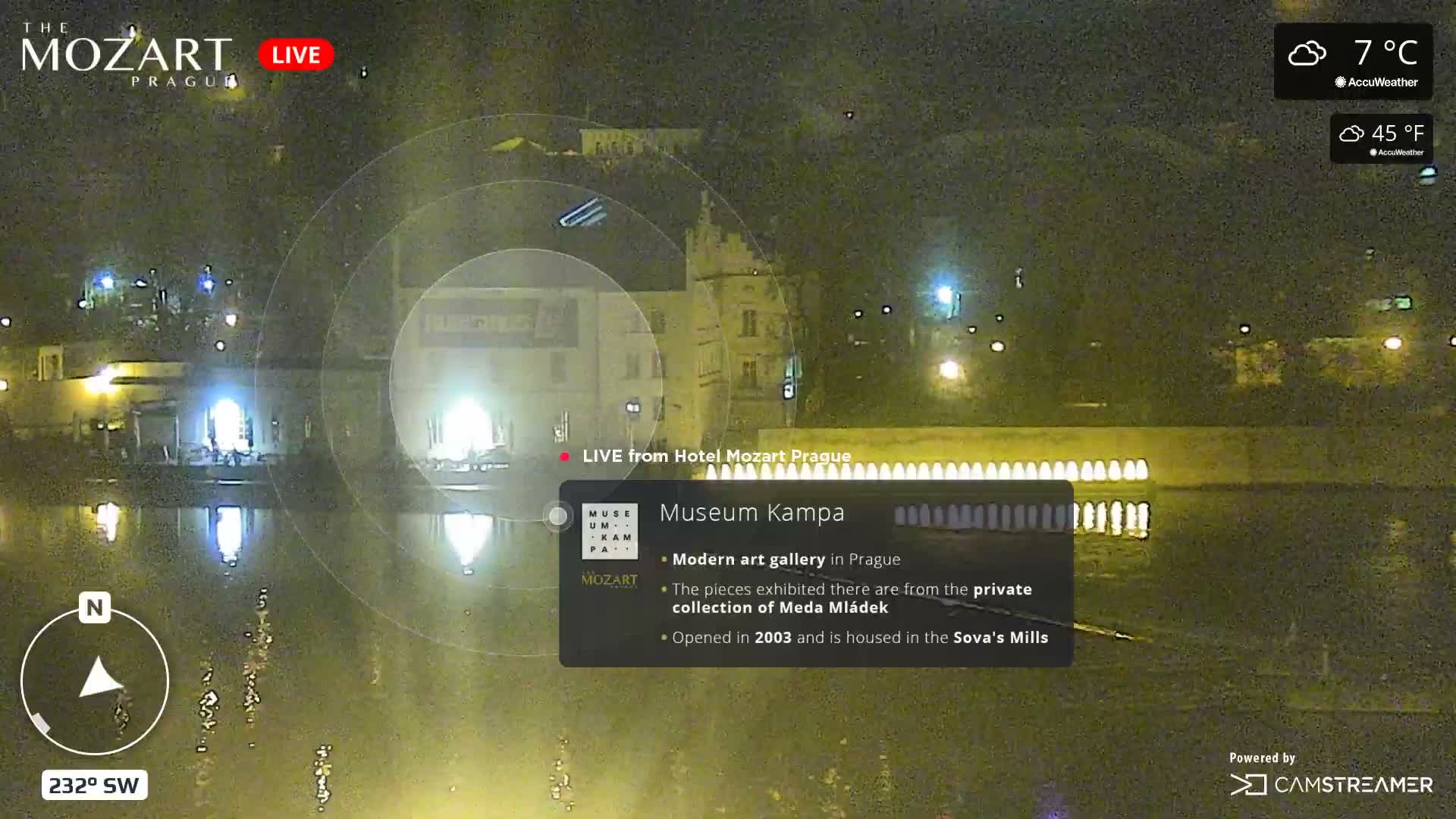 Prague Historical Area Static Live Cam - Praha 1, Praha, Hlavní Město, Czechia