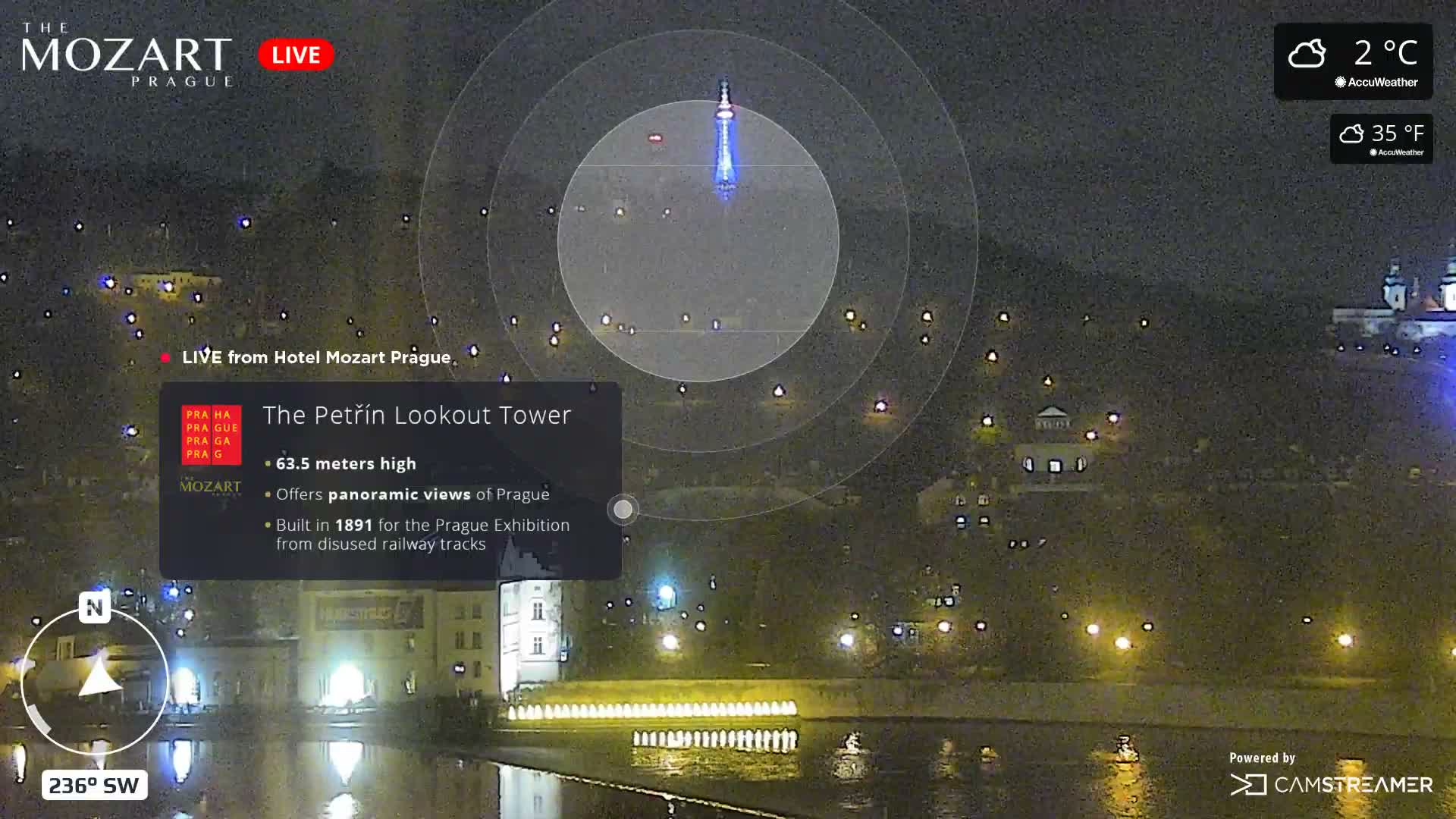 Prague Historical Area Static Live Cam - Praha 1, Praha, Hlavní Město, Czechia