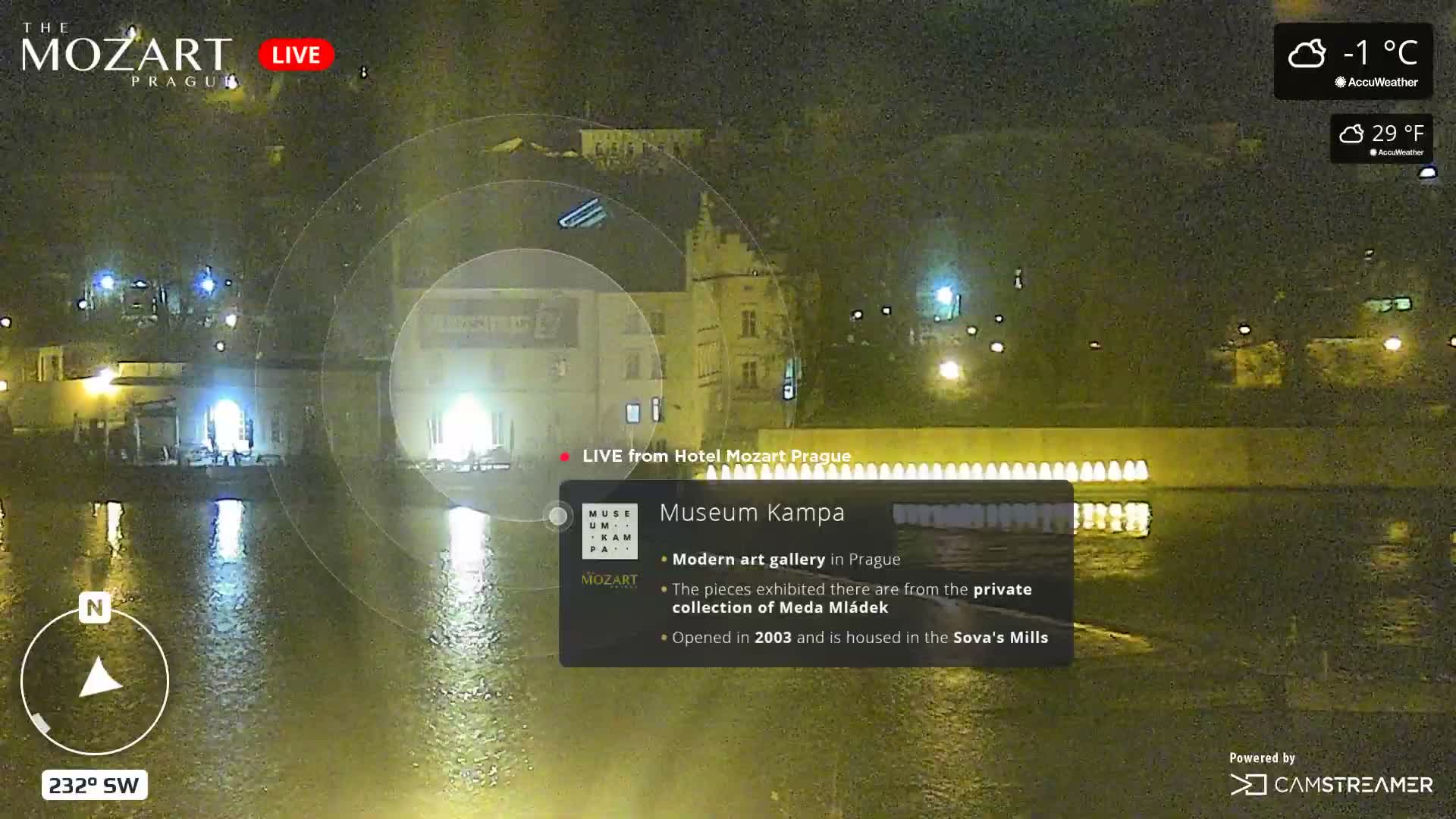 Prague Historical Area Static Live Cam - Praha 1, Praha, Hlavní Město, Czechia