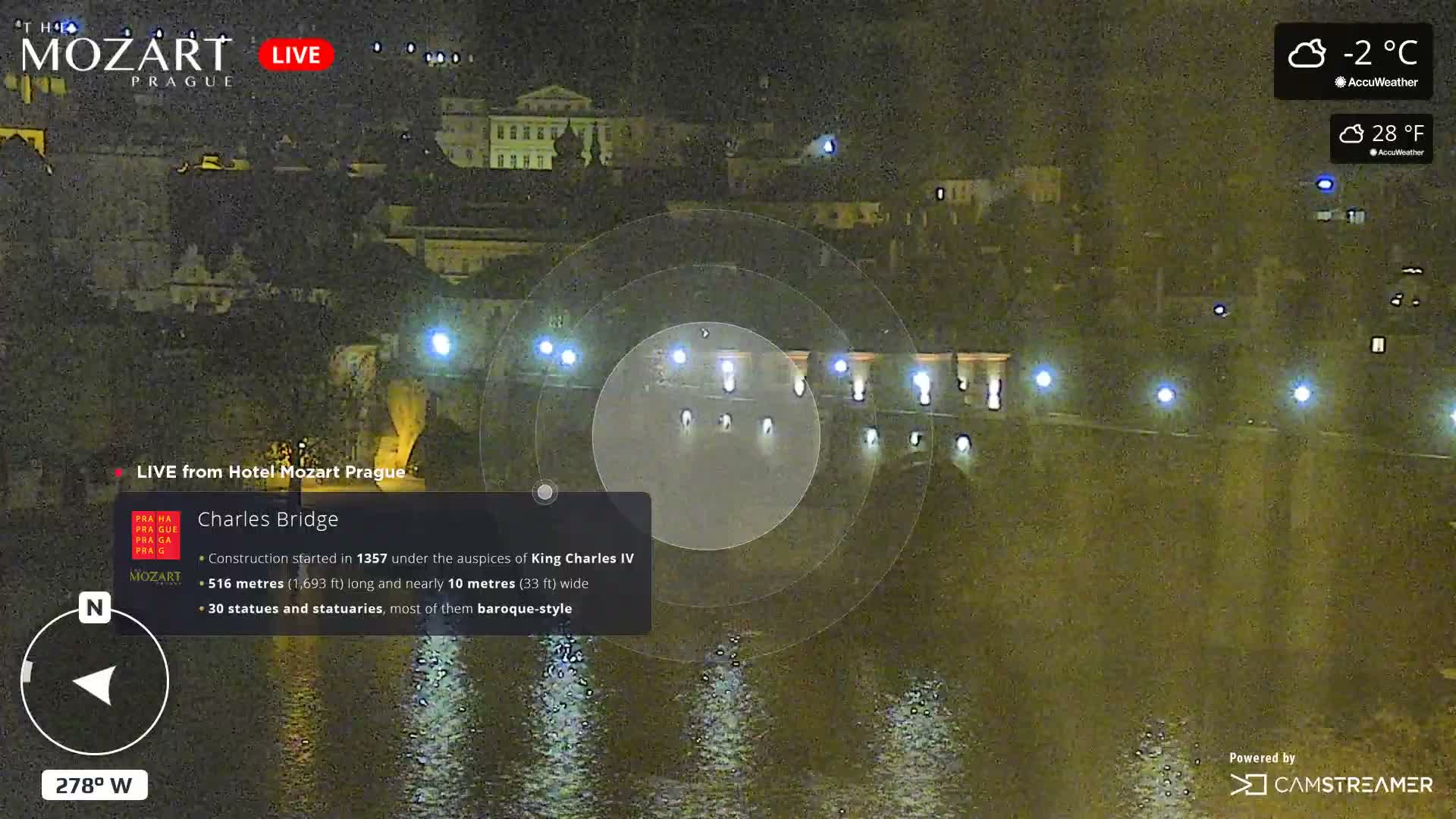 Prague Historical Area Static Live Cam - Praha 1, Praha, Hlavní Město, Czechia
