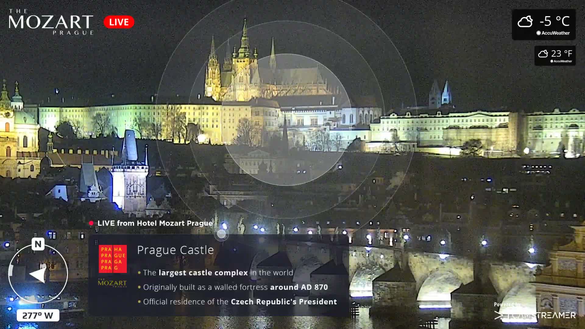 Prague Historical Area Static Live Cam - Praha 1, Praha, Hlavní Město, Czechia